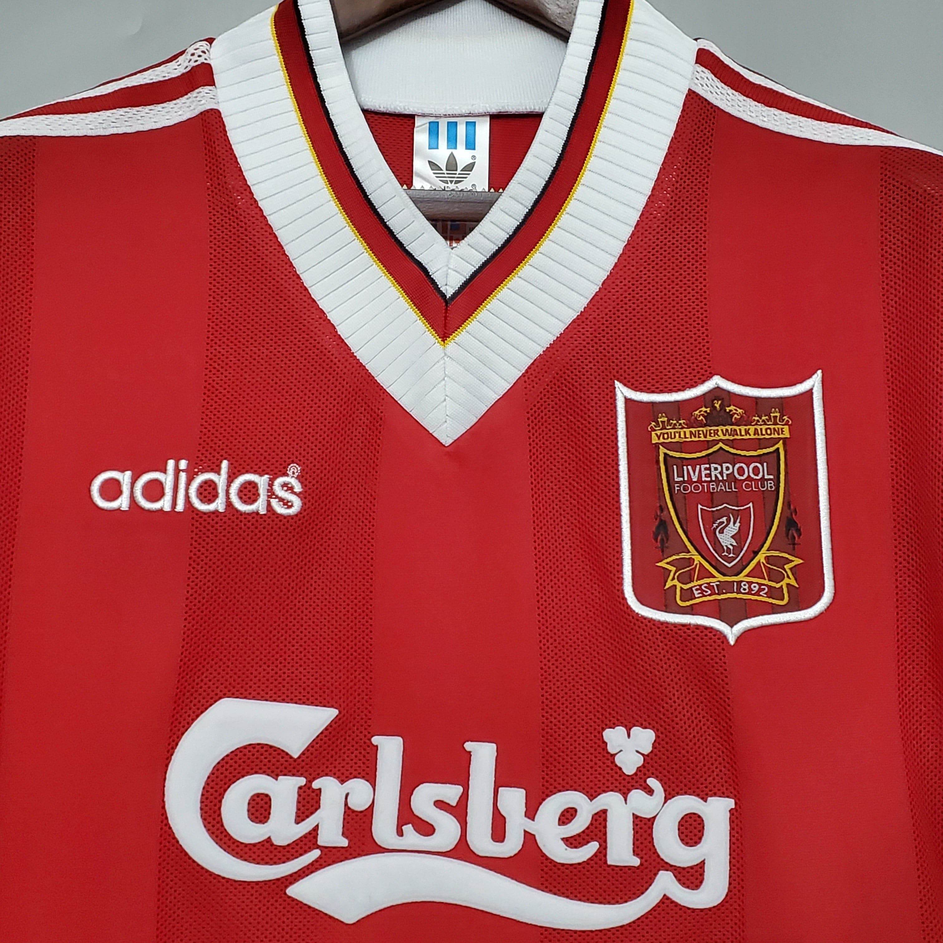 CAMISETA LIVERPOOL I 95/96 HOMBRE (RETRO) - ZonaCamisetas