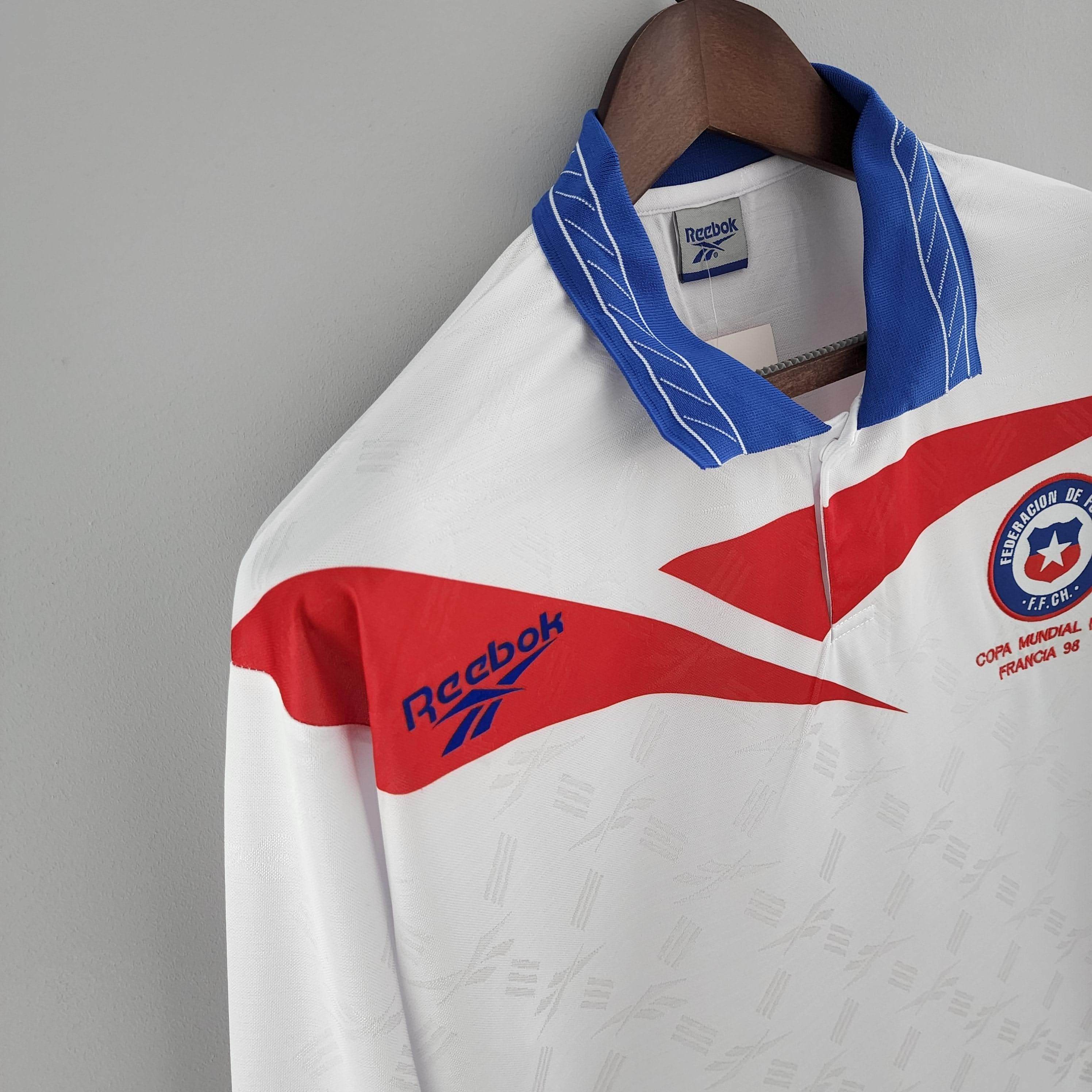 CAMISETA CHILE Il 1998 HOMBRE MANGA LARGA (RETRO) - ZonaCamisetas