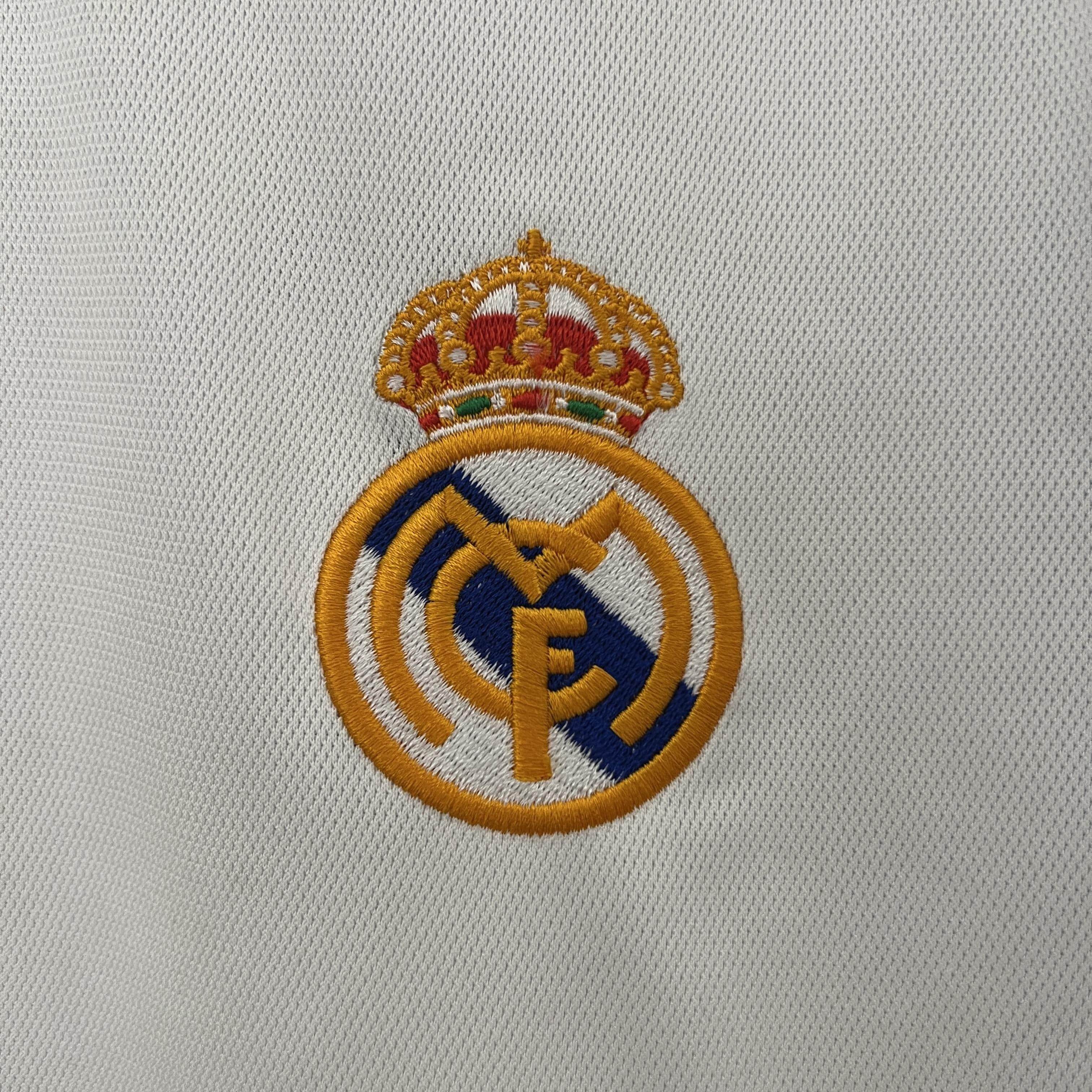 CAMISETA REAL MADRID l 00/01 MANGA LARGA HOMBRE (RETRO) - ZonaCamisetas