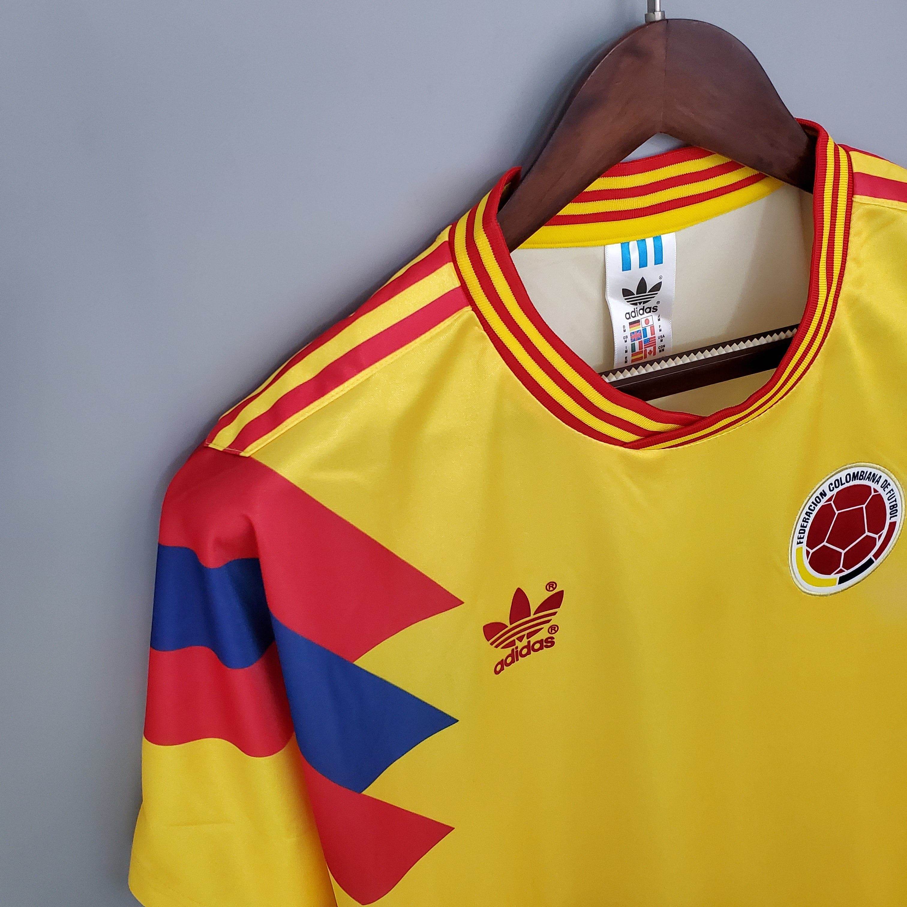 CAMISETA COLOMBIA I 1990 HOMBRE (RETRO) - ZonaCamisetas