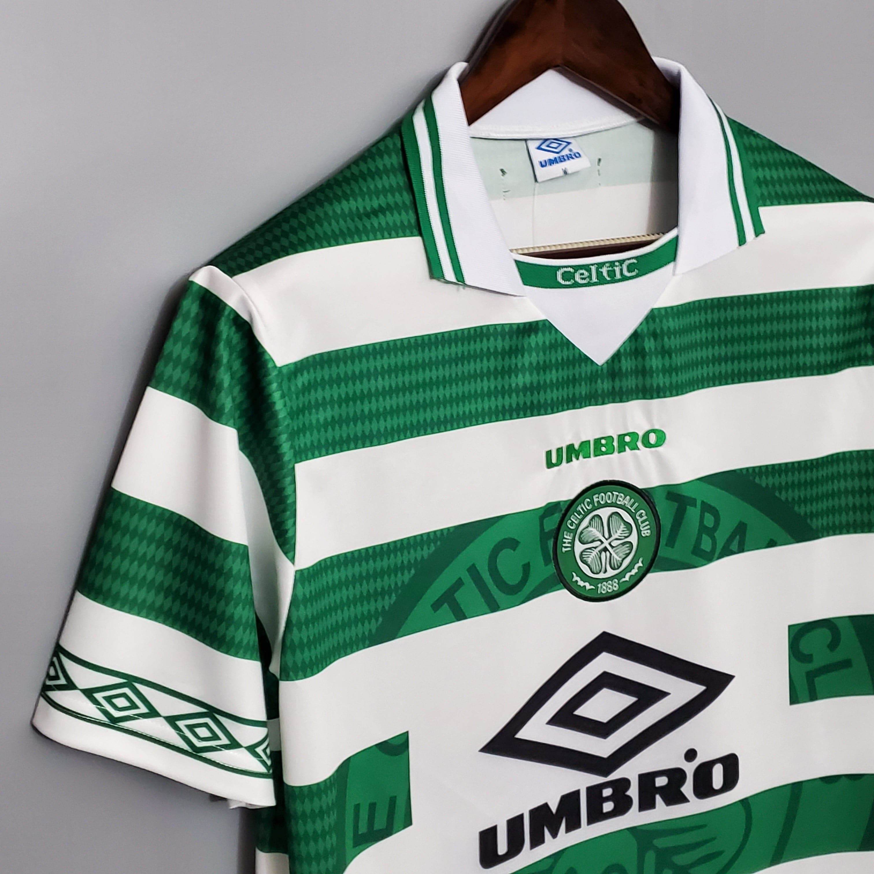 CAMISETA CELTIC I 98/99 HOMBRE (RETRO) - ZonaCamisetas