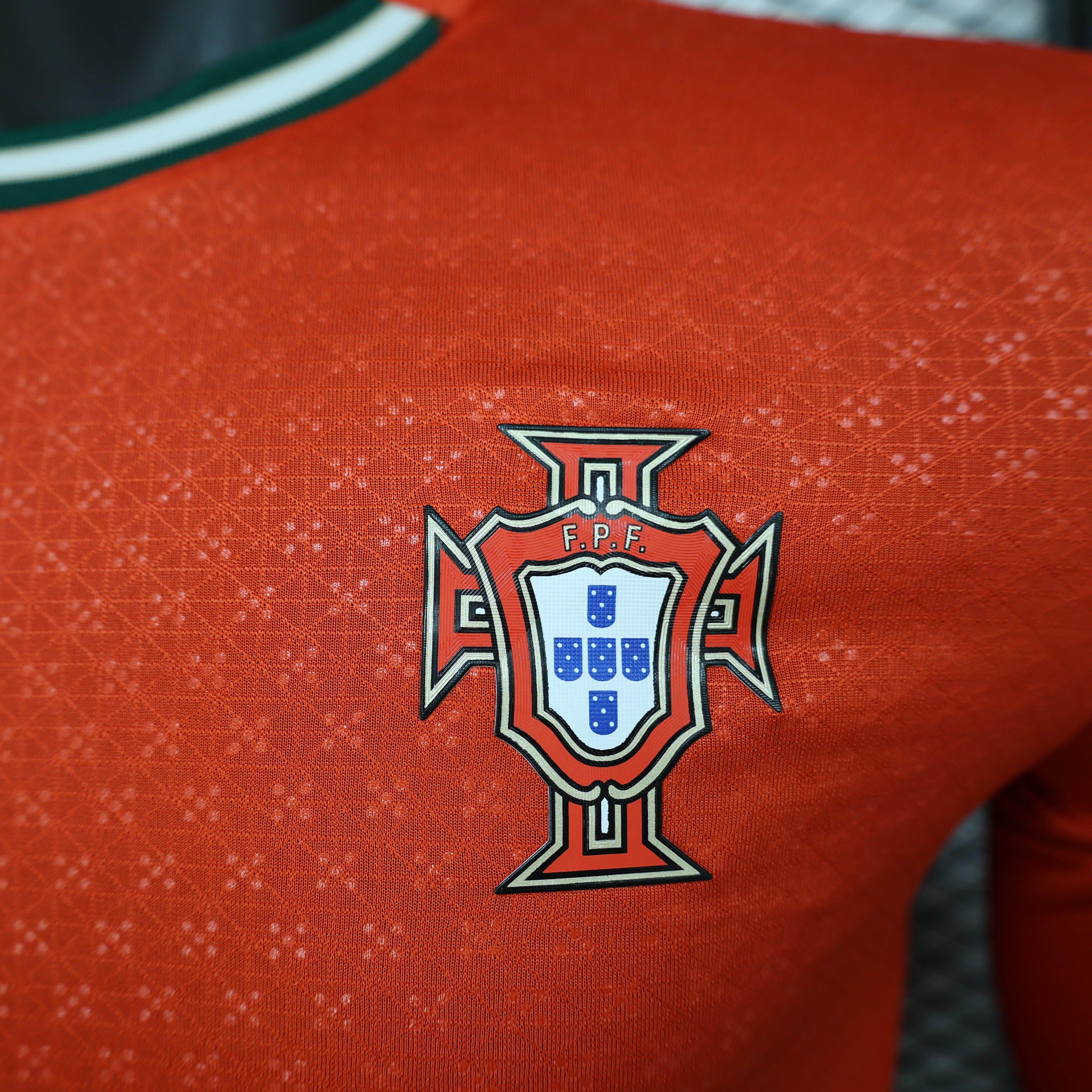 CAMISETA PORTUGAL I 2025 HOMBRE (VERSIÓN JUGADOR) MANGA LARGA - ZonaCamisetas