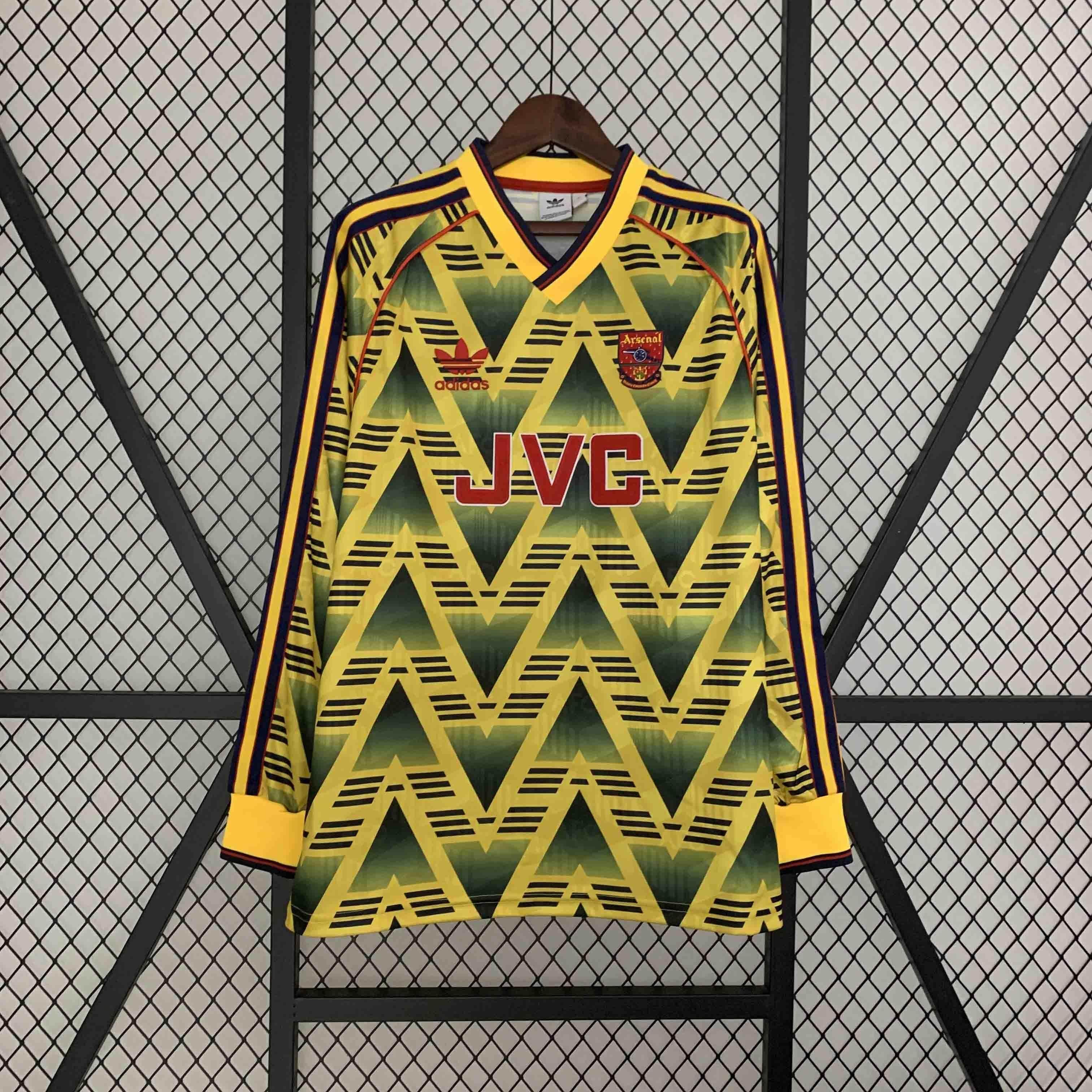 CAMISETA ARSENAL I 91/93 HOMBRE (RETRO) MANGA LARGA - ZonaCamisetas