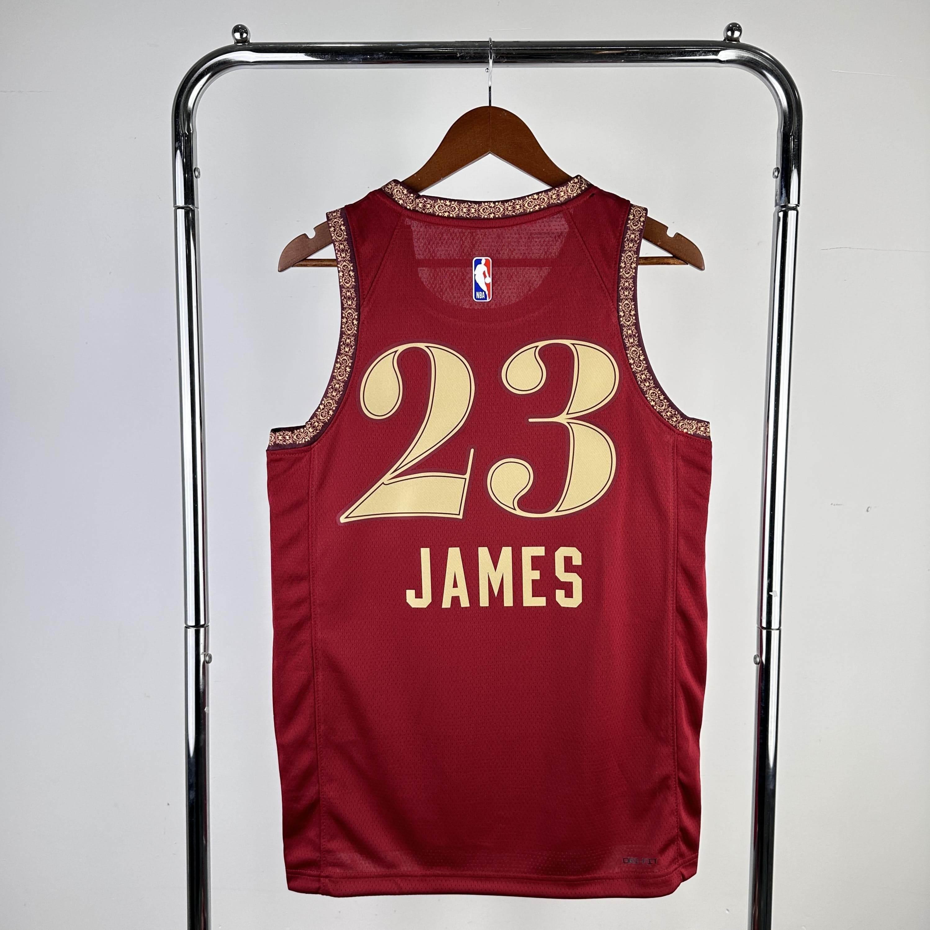 CAMISETA CAVALIERS SEASON 24 HOMBRE EDICIÓN JAMES (NBA) - ZonaCamisetas