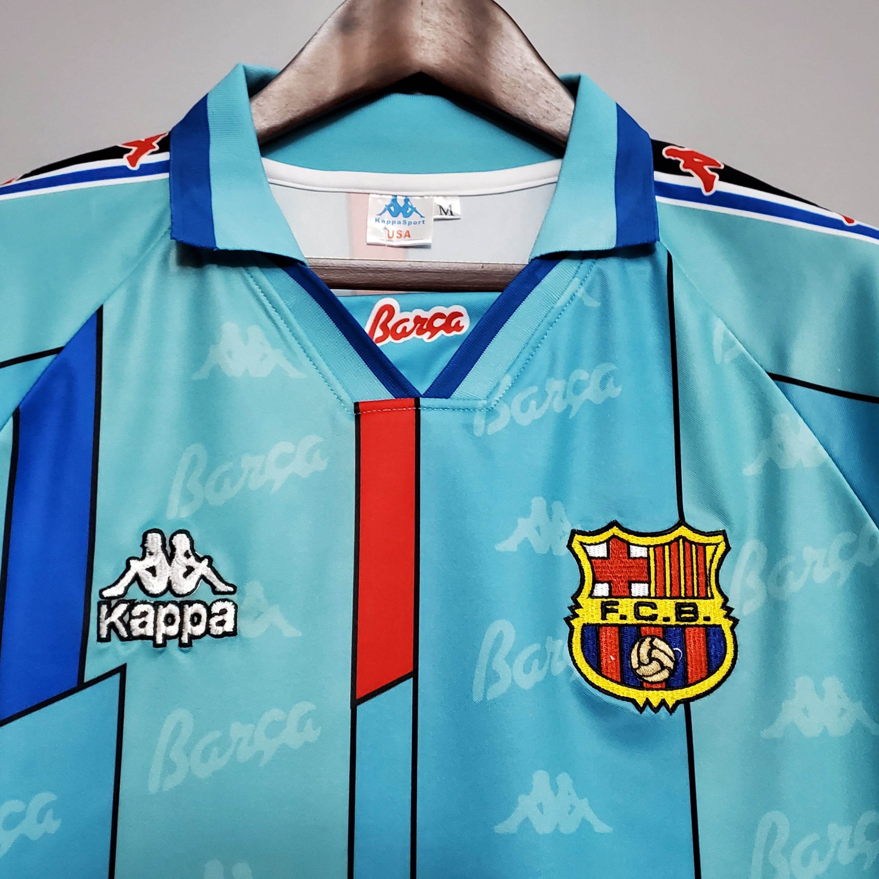 CAMISETA BARCELONA II 96/97 HOMBRE (RETRO) - ZonaCamisetas