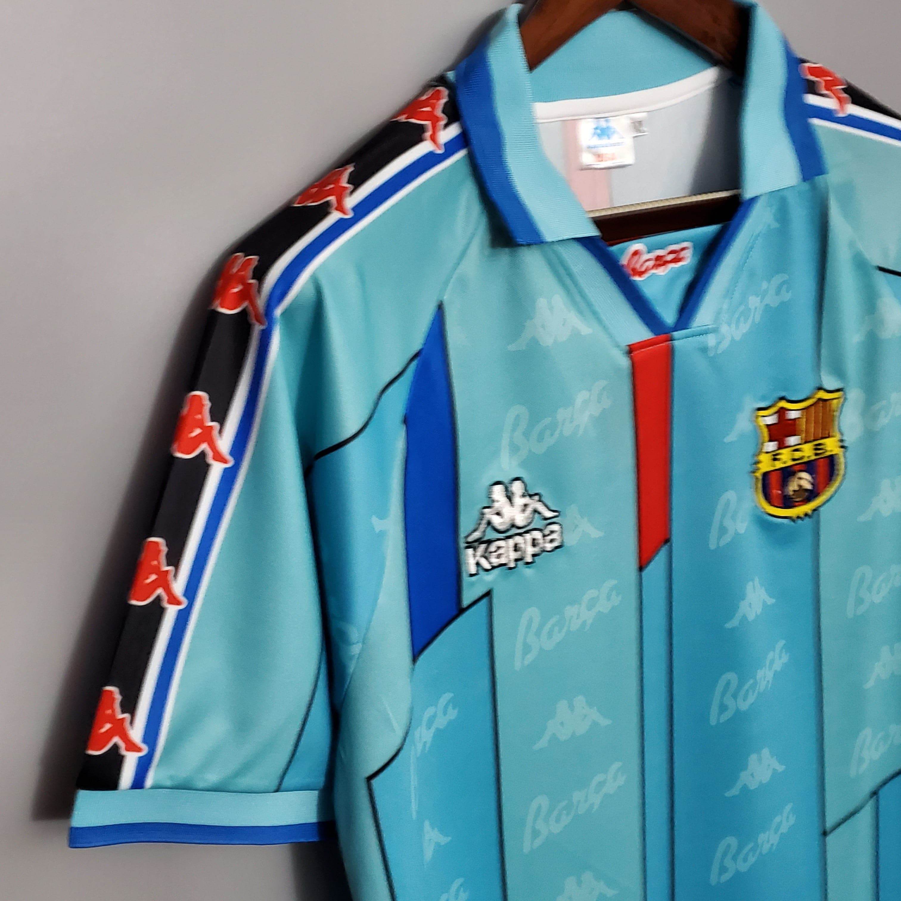 CAMISETA BARCELONA II 96/97 HOMBRE (RETRO) - ZonaCamisetas