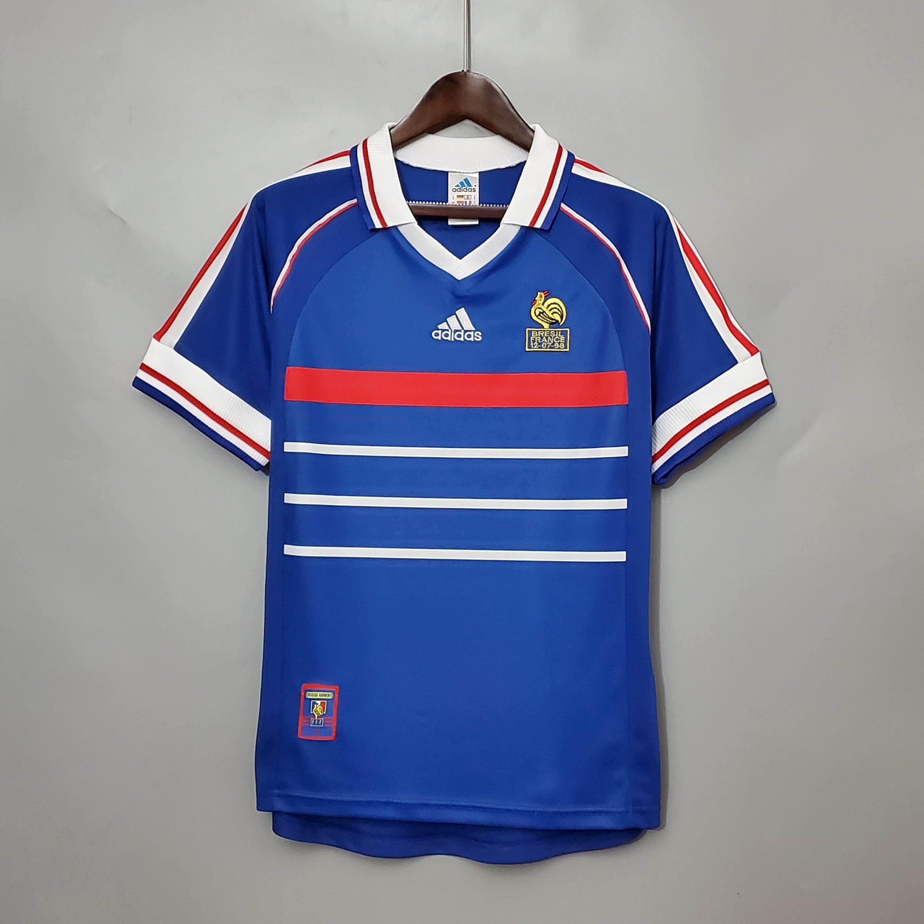 CAMISETA FRANCIA I 98/99 HOMBRE (RETRO) - ZonaCamisetas