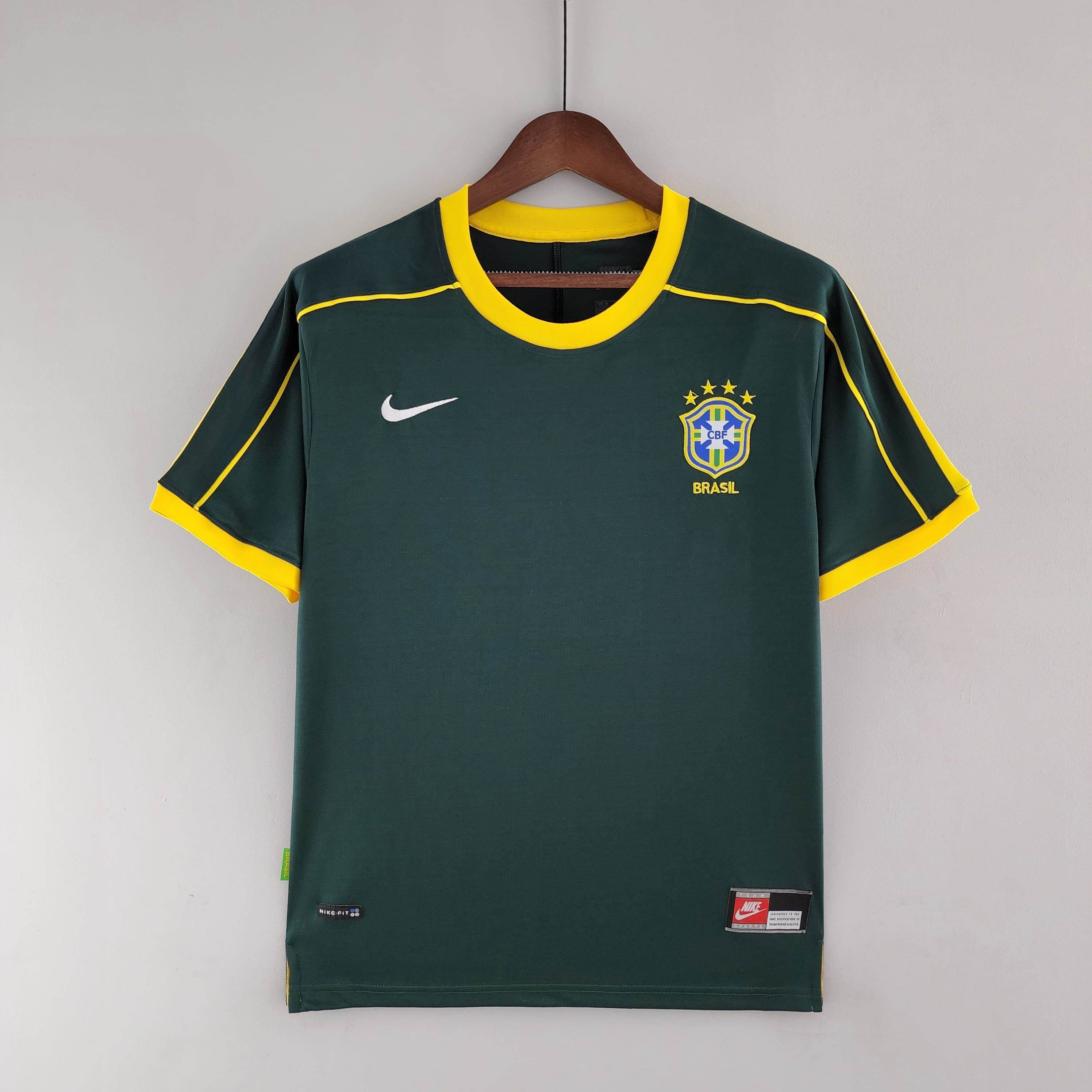 CAMISETA BRASIL PORTERO I 98/99 HOMBRE (RETRO) - ZonaCamisetas
