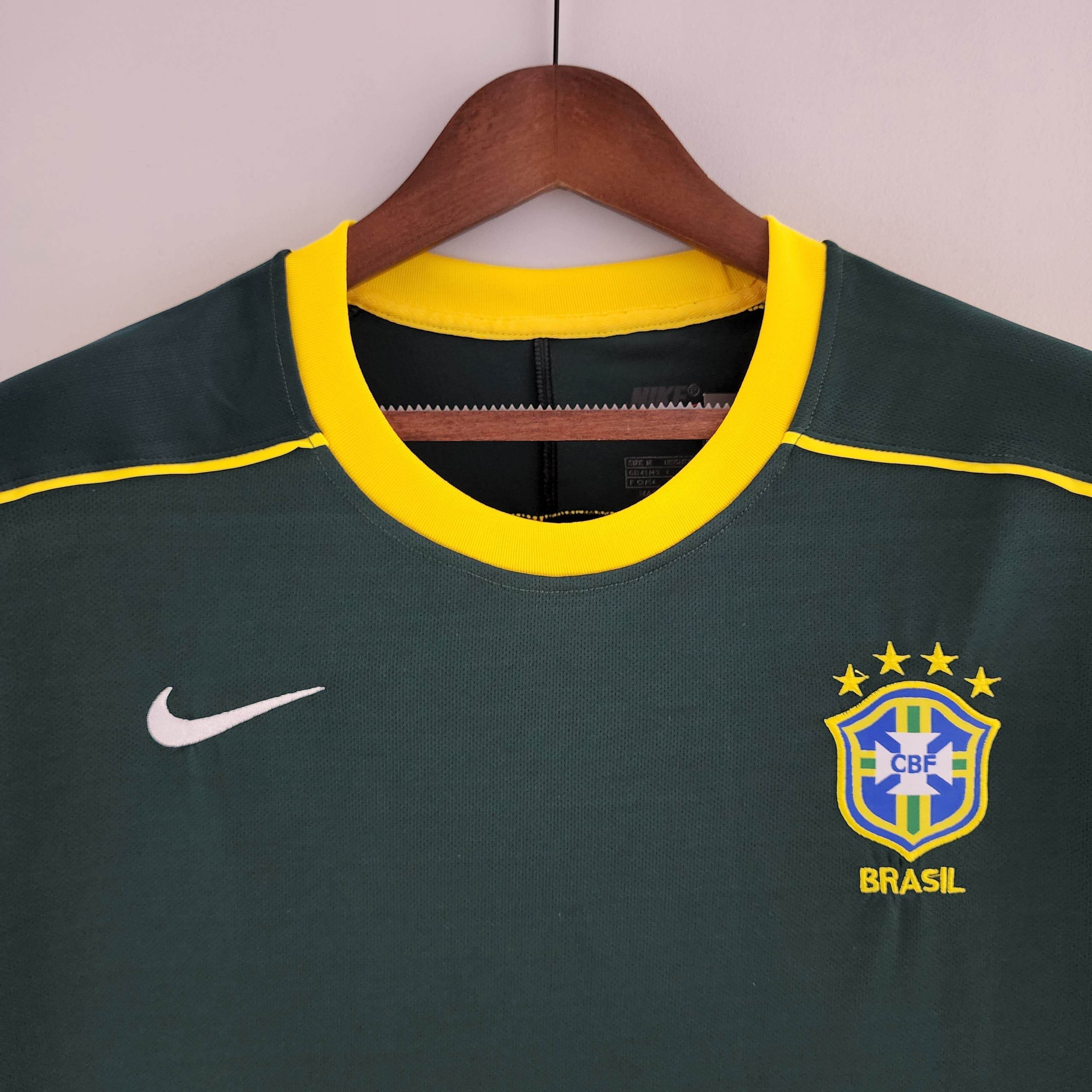 CAMISETA BRASIL PORTERO I 98/99 HOMBRE (RETRO) - ZonaCamisetas