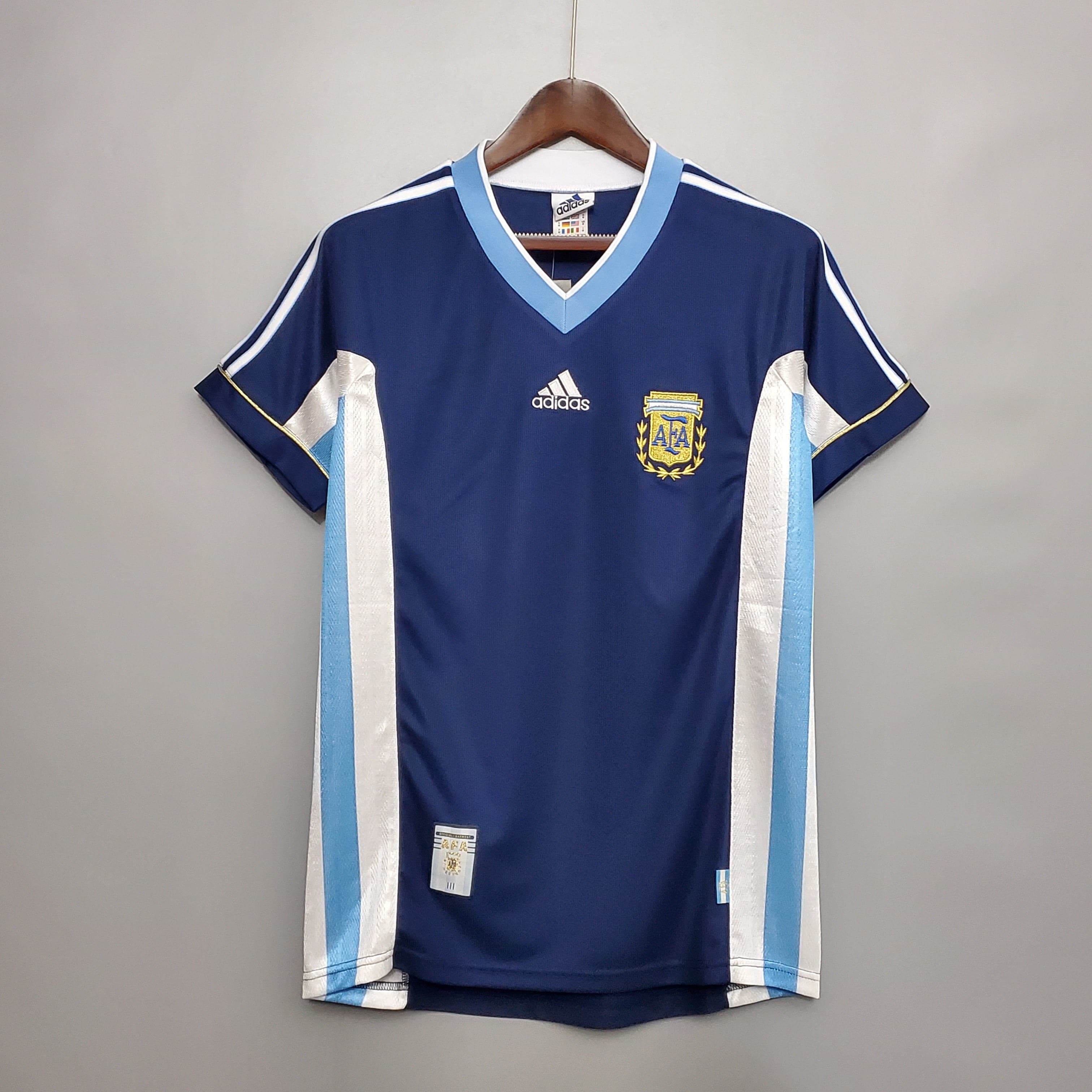 CAMISETA ARGENTINA II 98/99 HOMBRE (RETRO) - ZonaCamisetas