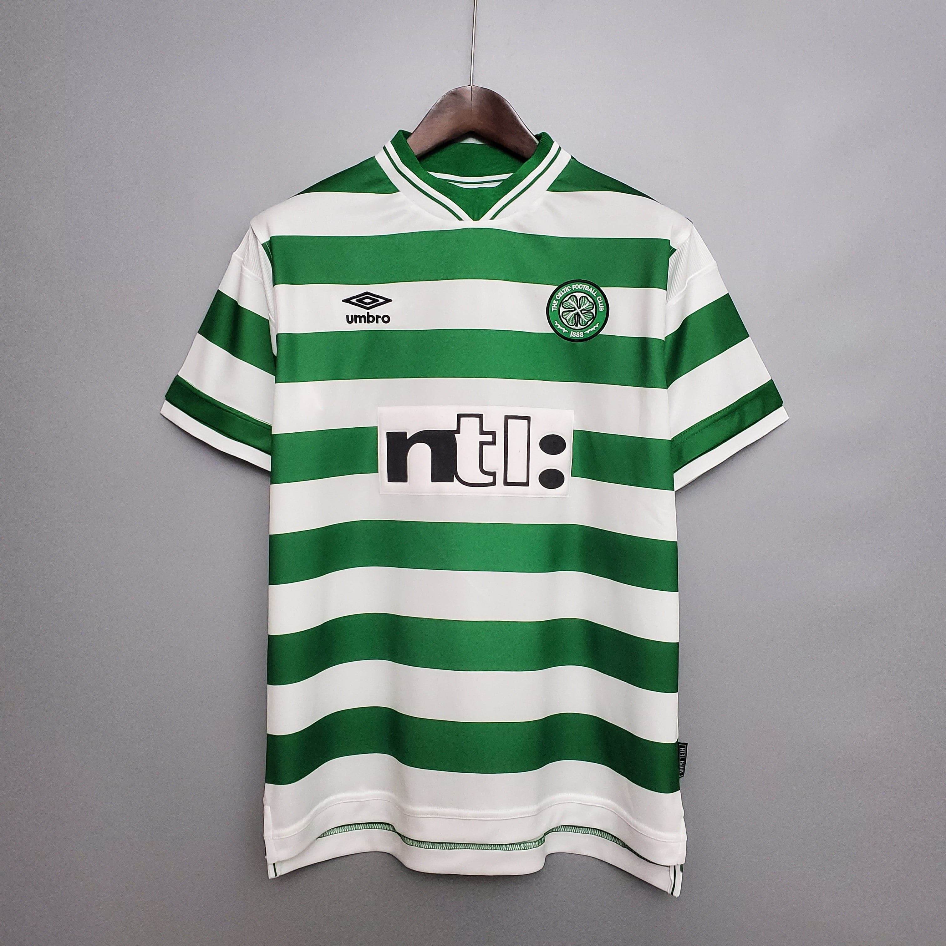 CAMISETA CELTIC I 99/01 HOMBRE (RETRO) - ZonaCamisetas