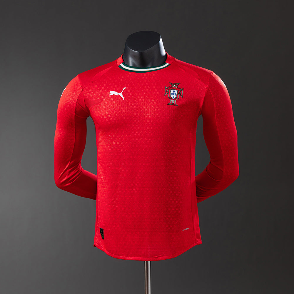 CAMISETA PORTUGAL I 2025 MANGA LARGA HOMBRE (VERSIÓN JUGADOR)