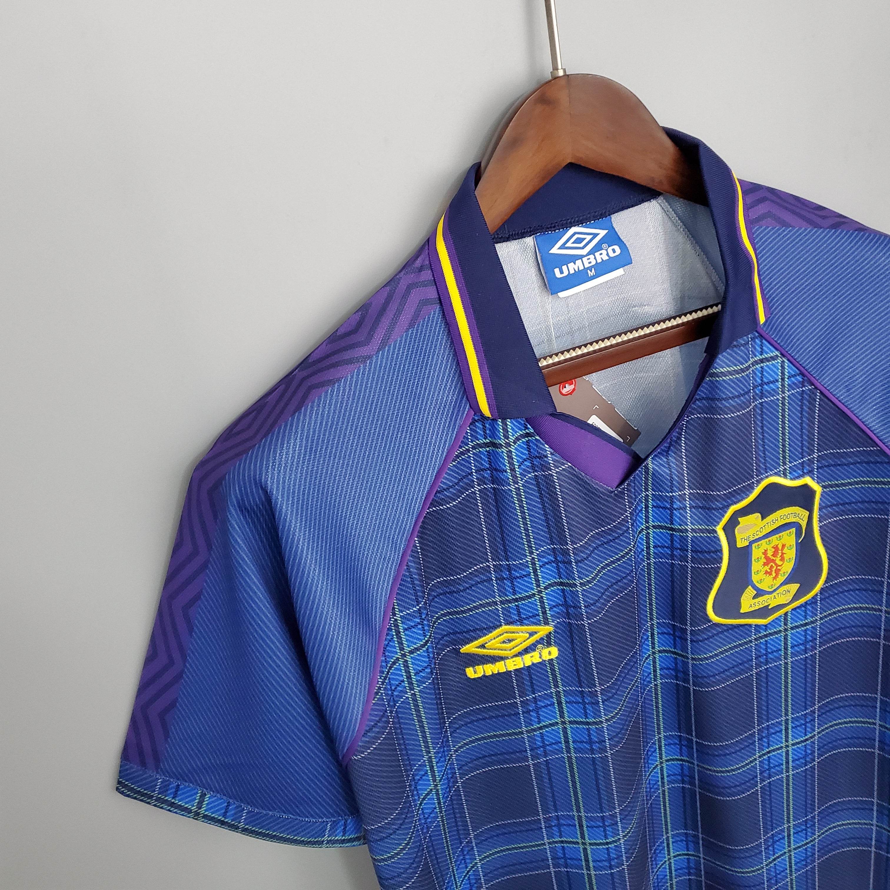CAMISETA SCOTLAND 94/96 HOMBRE (RETRO) - ZonaCamisetas