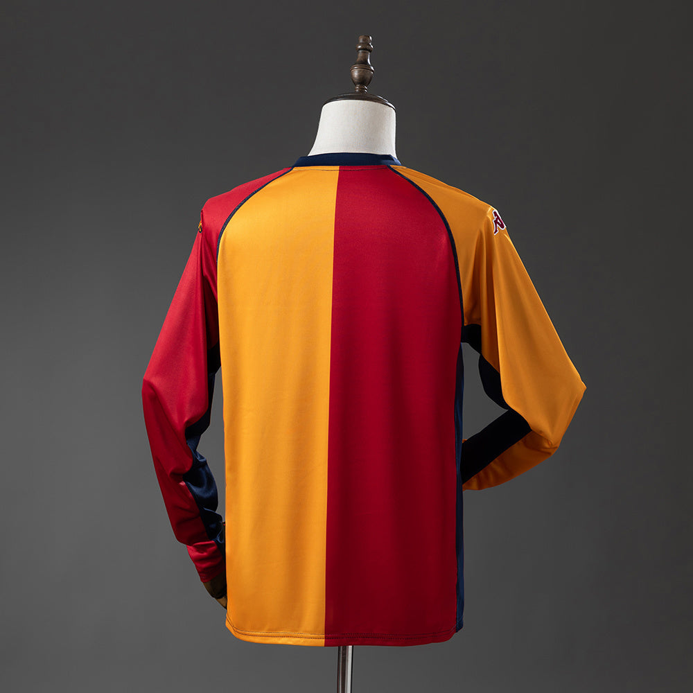 CAMISETA ROMA I 01/02 MANGA LARGA HOMBRE (RETRO)