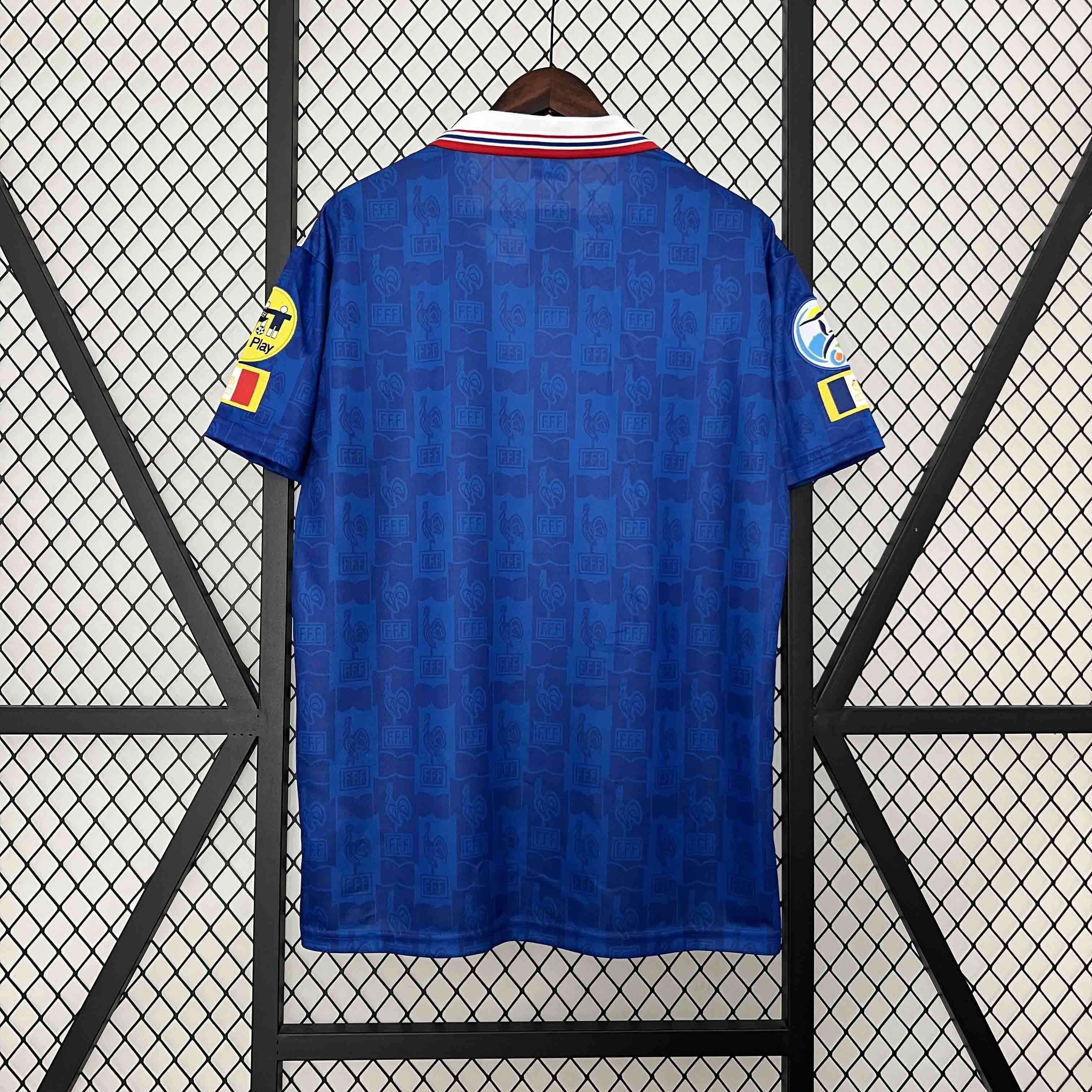CAMISETA FRANCIA I 96/97 HOMBRE (RETRO) - ZonaCamisetas