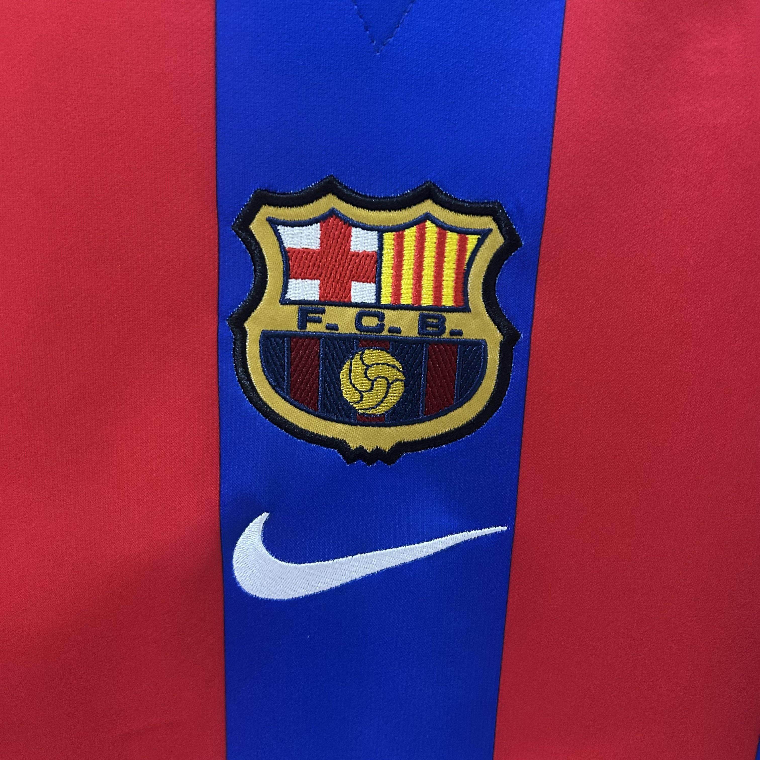 CAMISETA BARCELONA I 01/02 HOMBRE (RETRO) - ZonaCamisetas