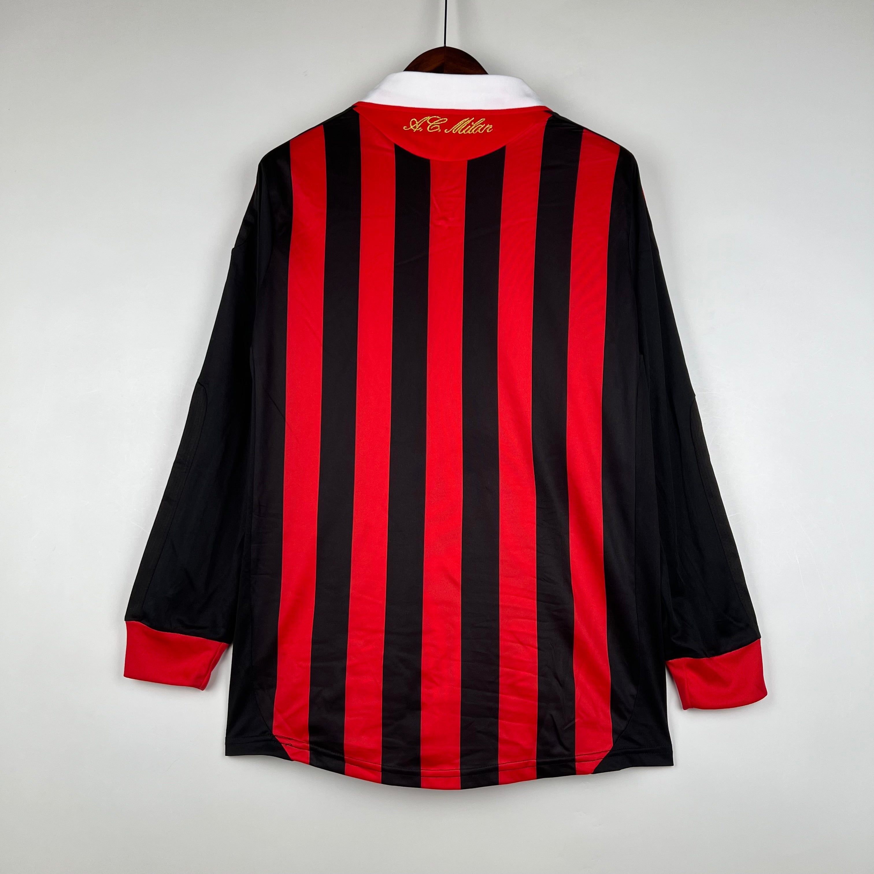 CAMISETA AC MILAN 09/10 HOMBRE (RETRO) MANGA LARGA