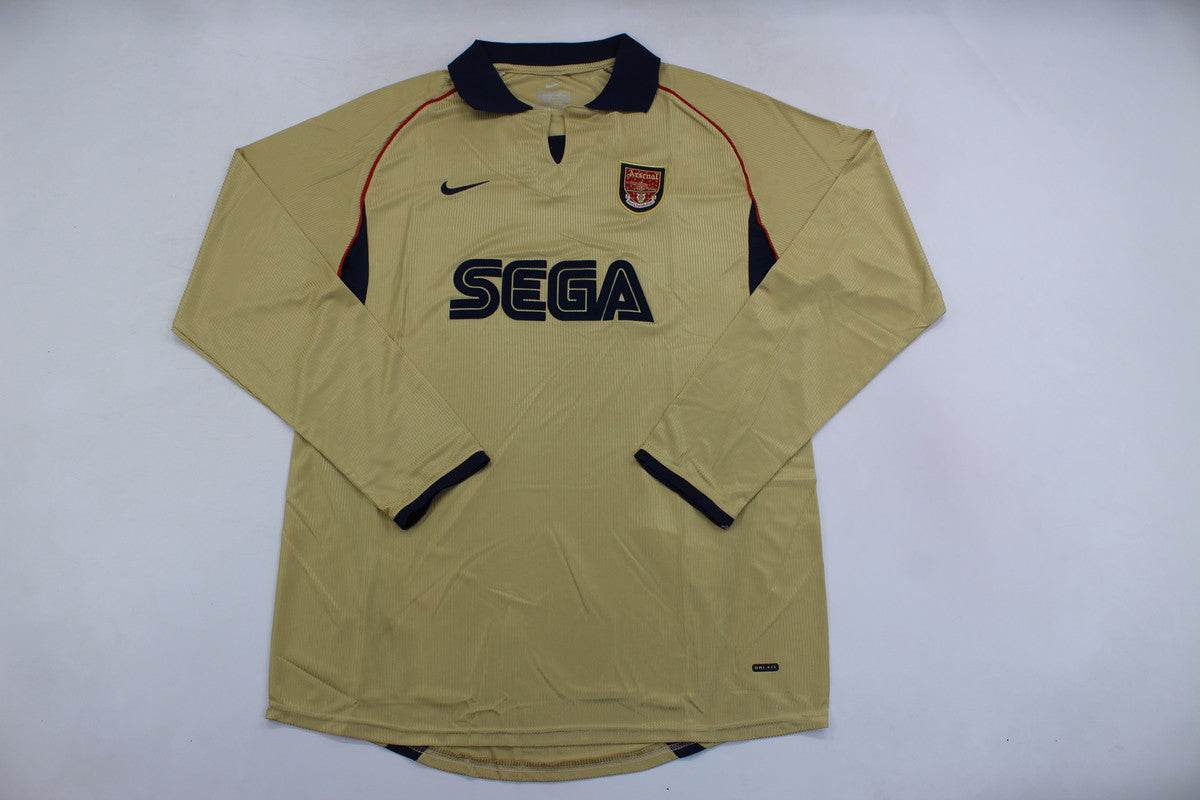 CAMISETA ARSENAL l 01/02 HOMBRE (RETRO) MANGA LARGA - ZonaCamisetas