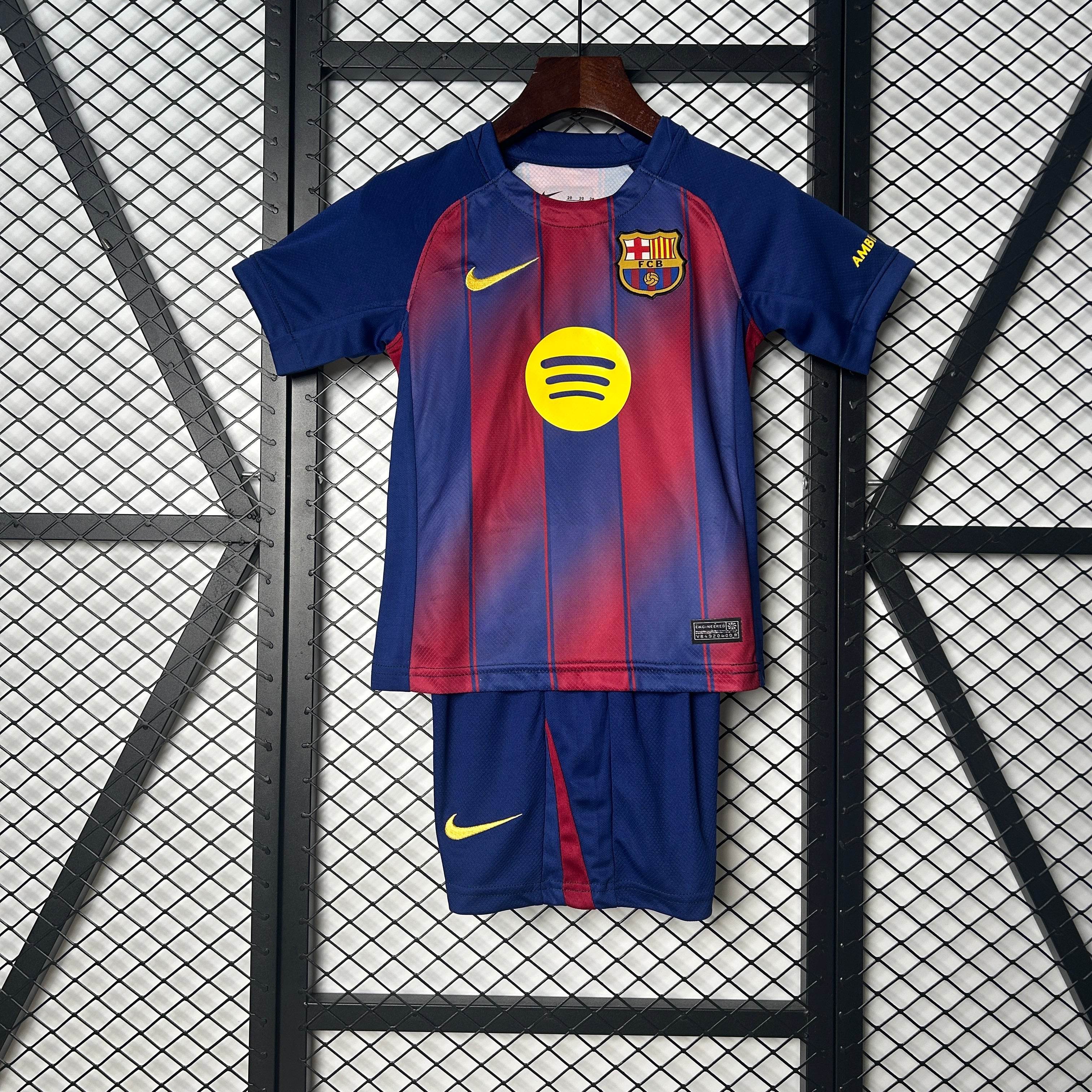 CAMISETA BARCELONA I 25/26 CONJUNTO INFANTIL - ZonaCamisetas