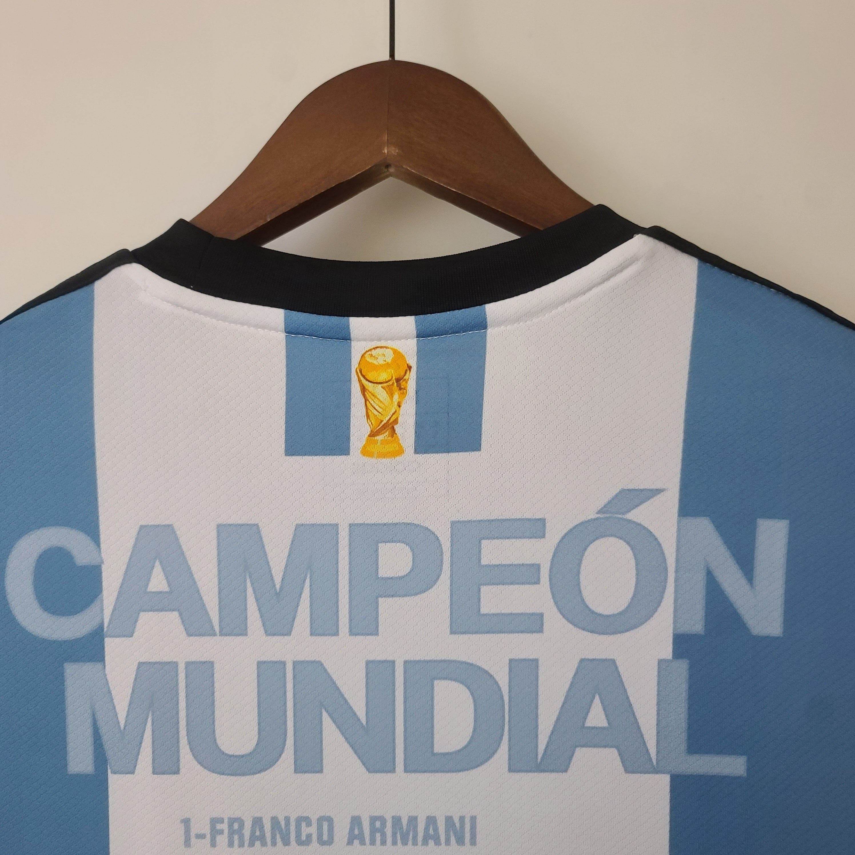 CAMISETA ARGENTINA EDICIÓN COMEMORATIVA I 23/24 HOMBRE (VERSIÓN FAN) - ZonaCamisetas