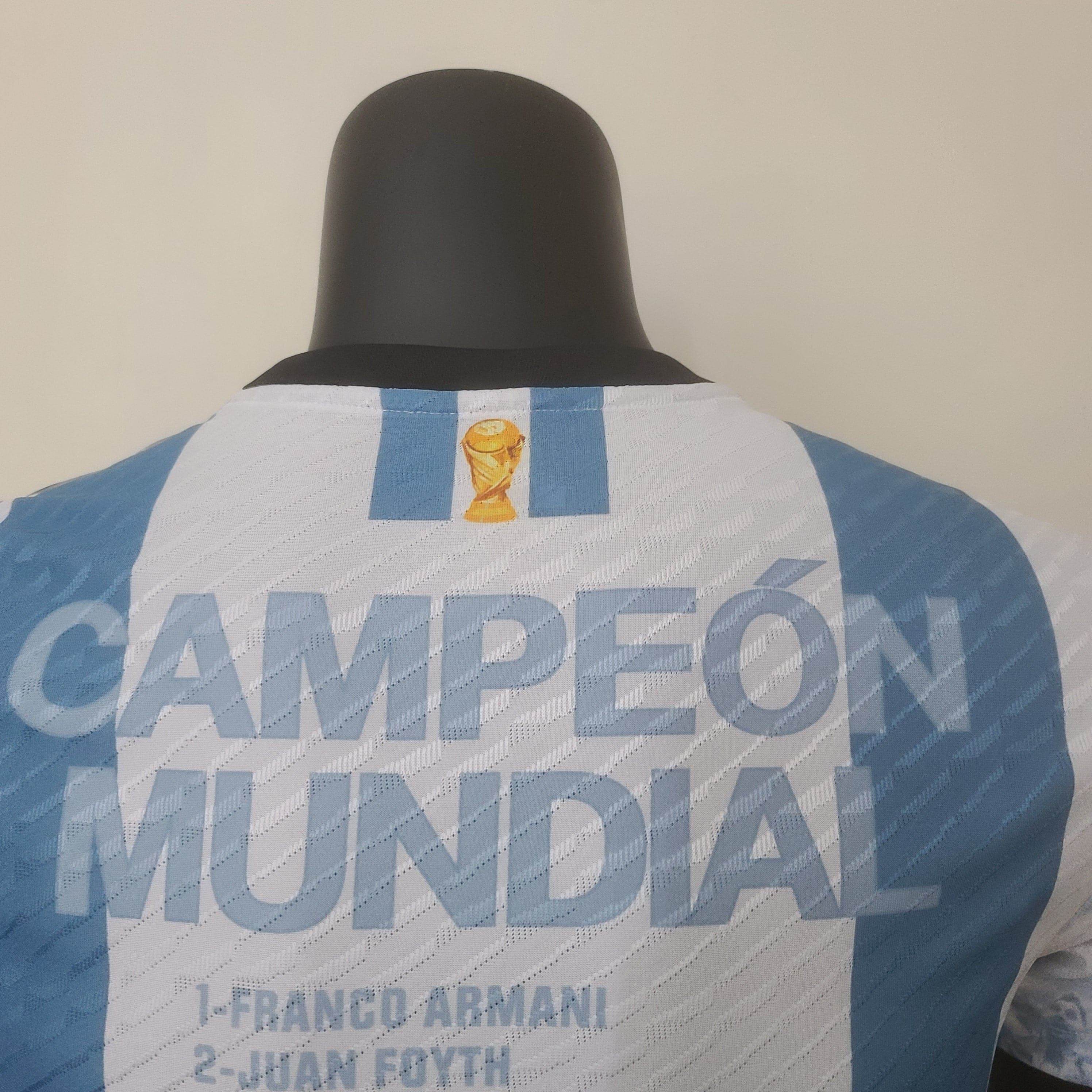CAMISETA ARGENTINA EDICIÓN COMEMORATIVA I 23/24 HOMBRE (VERSIÓN JUGADOR) - ZonaCamisetas