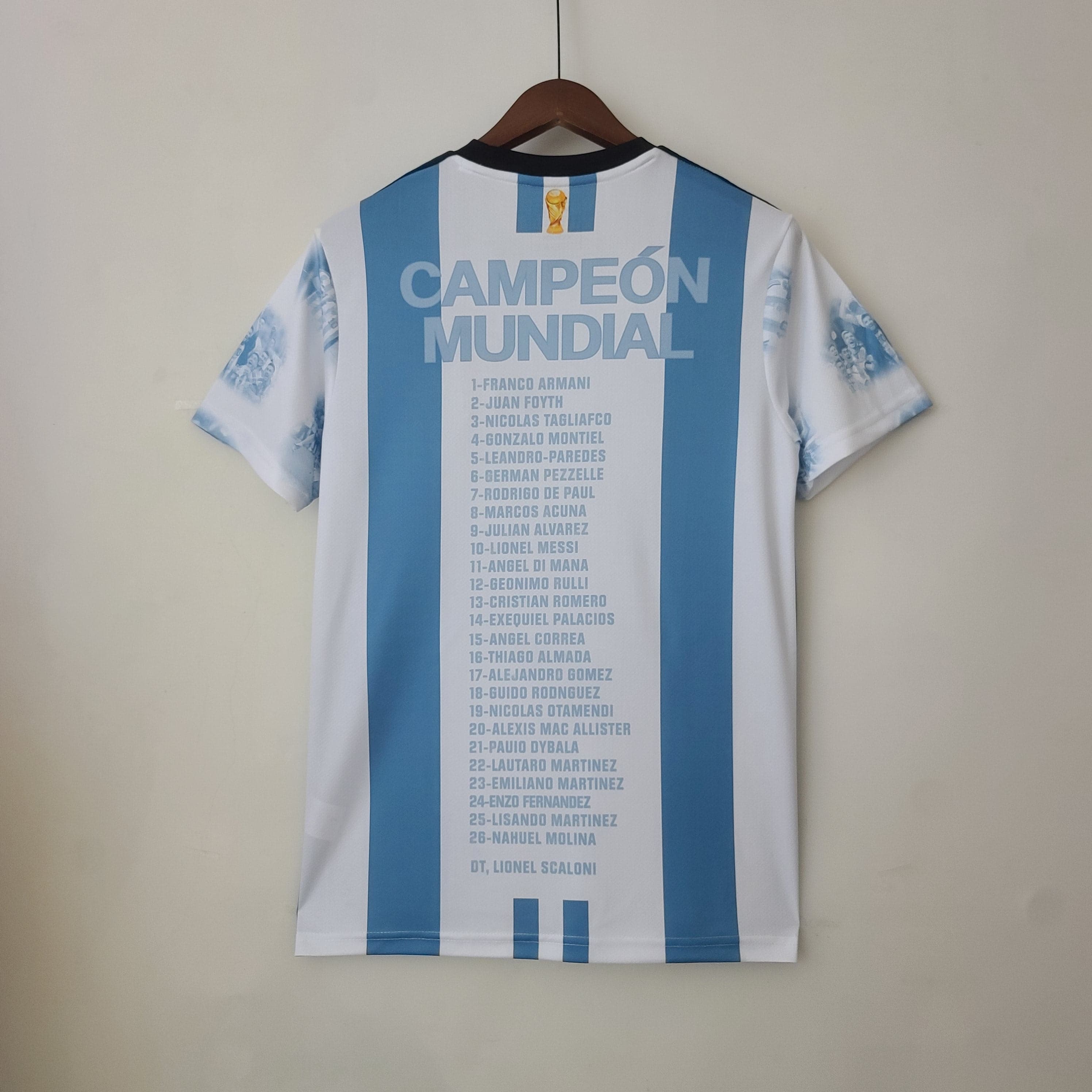 CAMISETA ARGENTINA EDICIÓN COMEMORATIVA I 23/24 HOMBRE (VERSIÓN FAN)