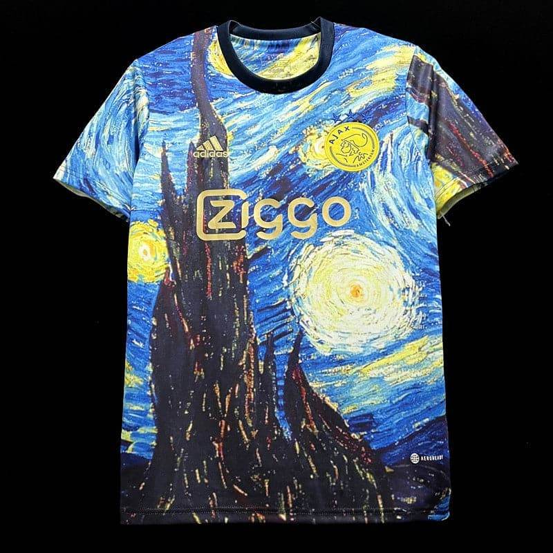 CAMISETA AJAX EDICIÓN ESPECIAL VAN GOGH I 23/24 HOMBRE (VERSIÓN FAN) - ZonaCamisetas