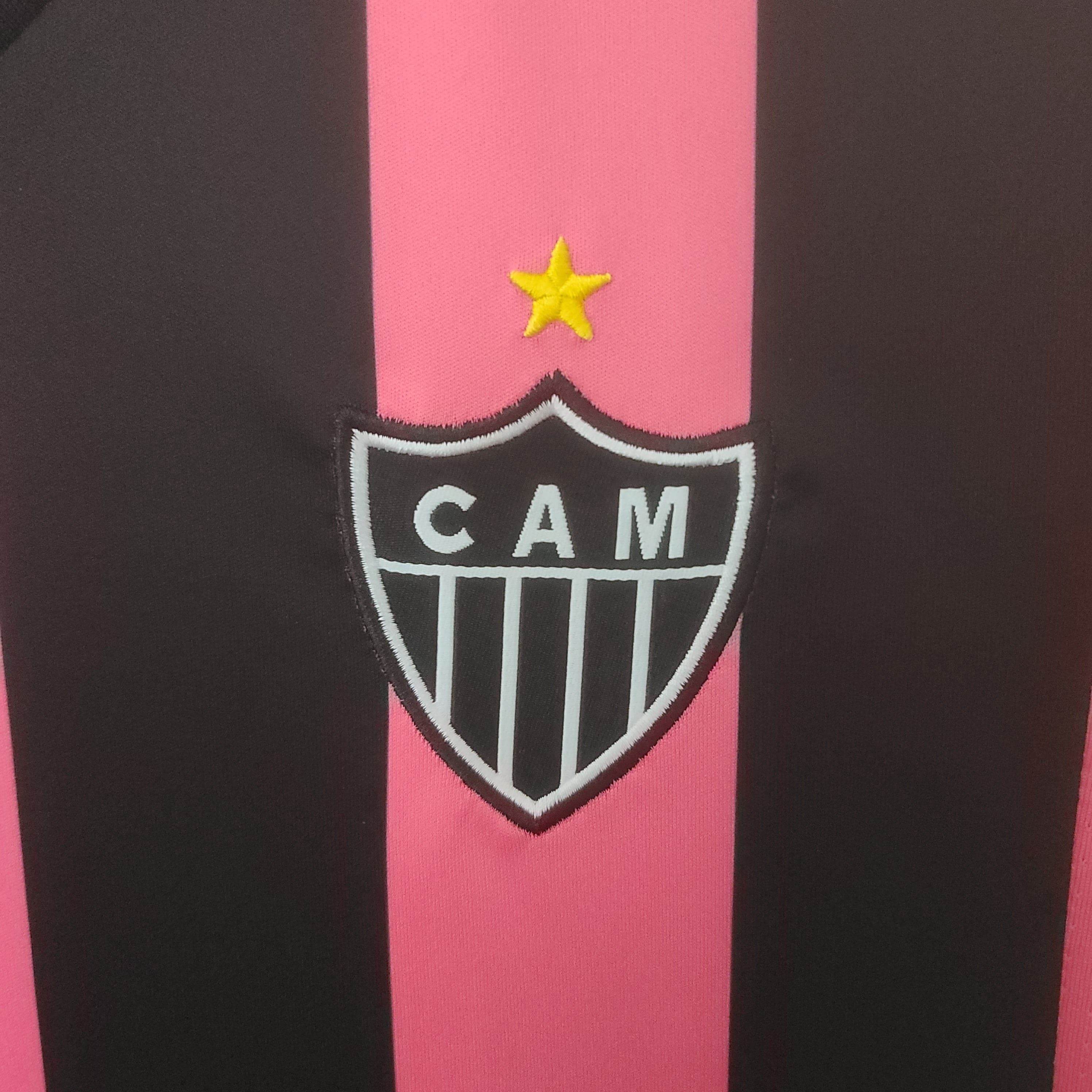 CAMISETA ATLETICO MINEIRO ROSA 23/24 MUJER (VERSIÓN FAN) - ZonaCamisetas