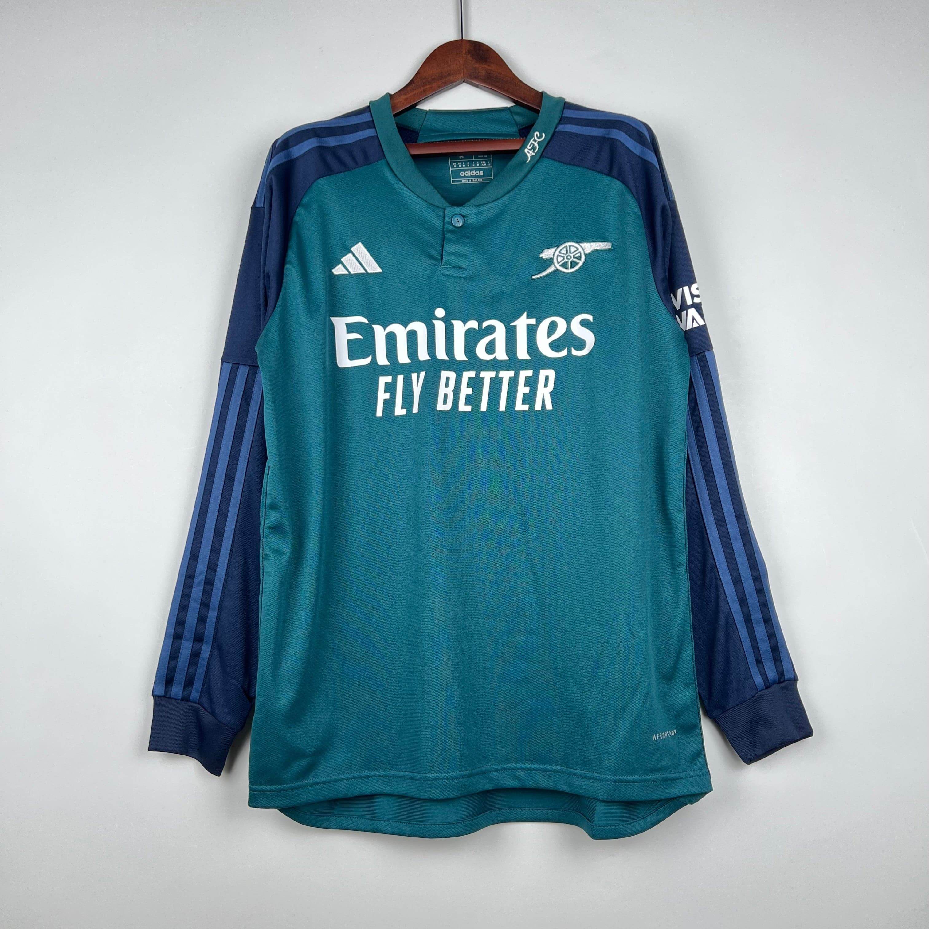 CAMISETA ARSENAL III 23/24 HOMBRE MANGA LARGA (VERSIÓN FAN) - ZonaCamisetas