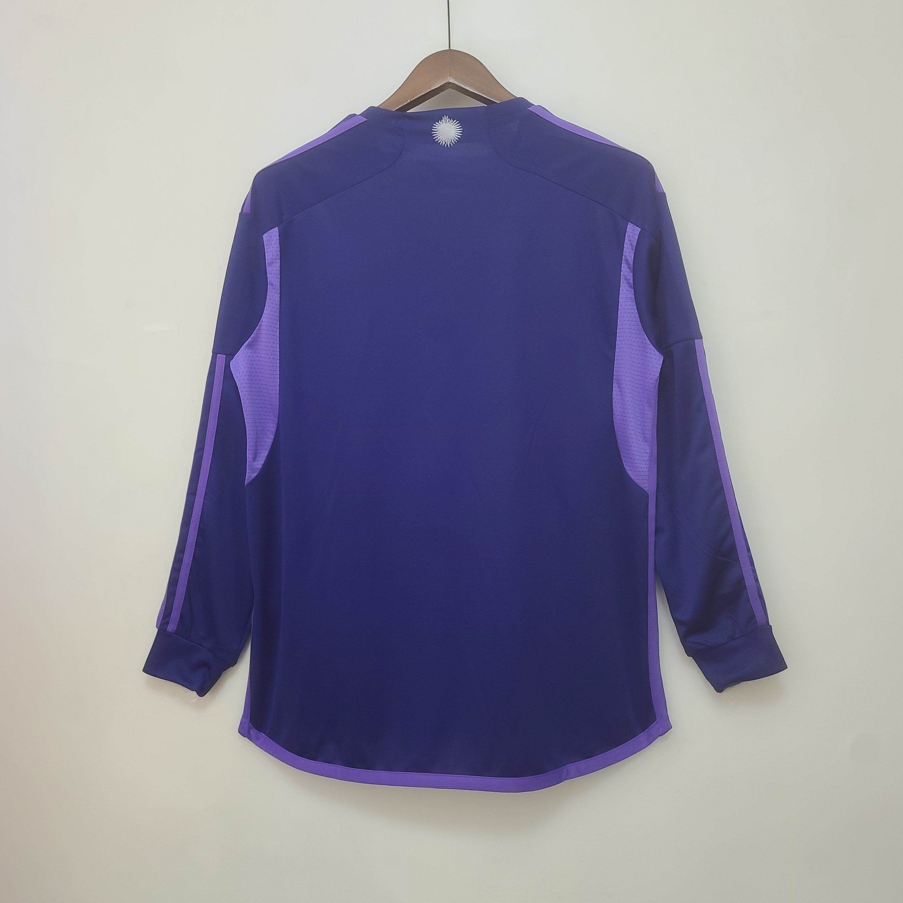 CAMISETA ARGENTINA MUNDIAL II HOMBRE MANGA LARGA (VERSIÓN FAN) - ZonaCamisetas