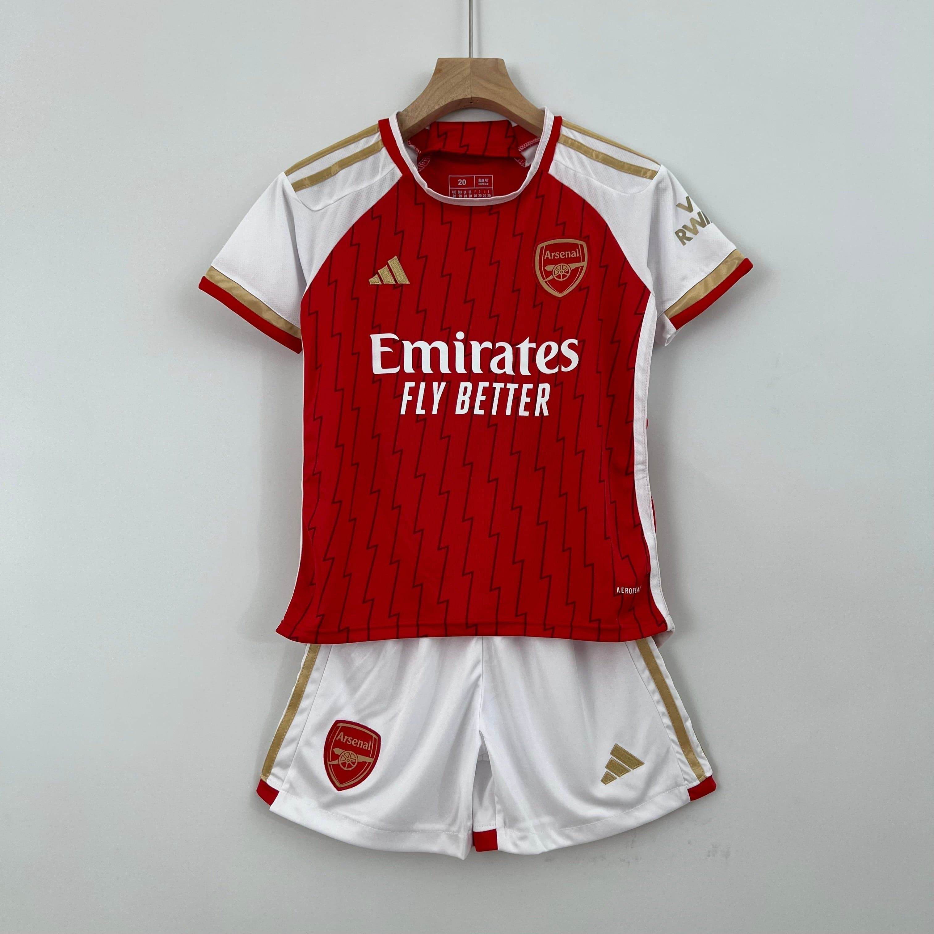 CAMISETA ARSENAL I 23/24 CONJUNTO INFANTIL - ZonaCamisetas