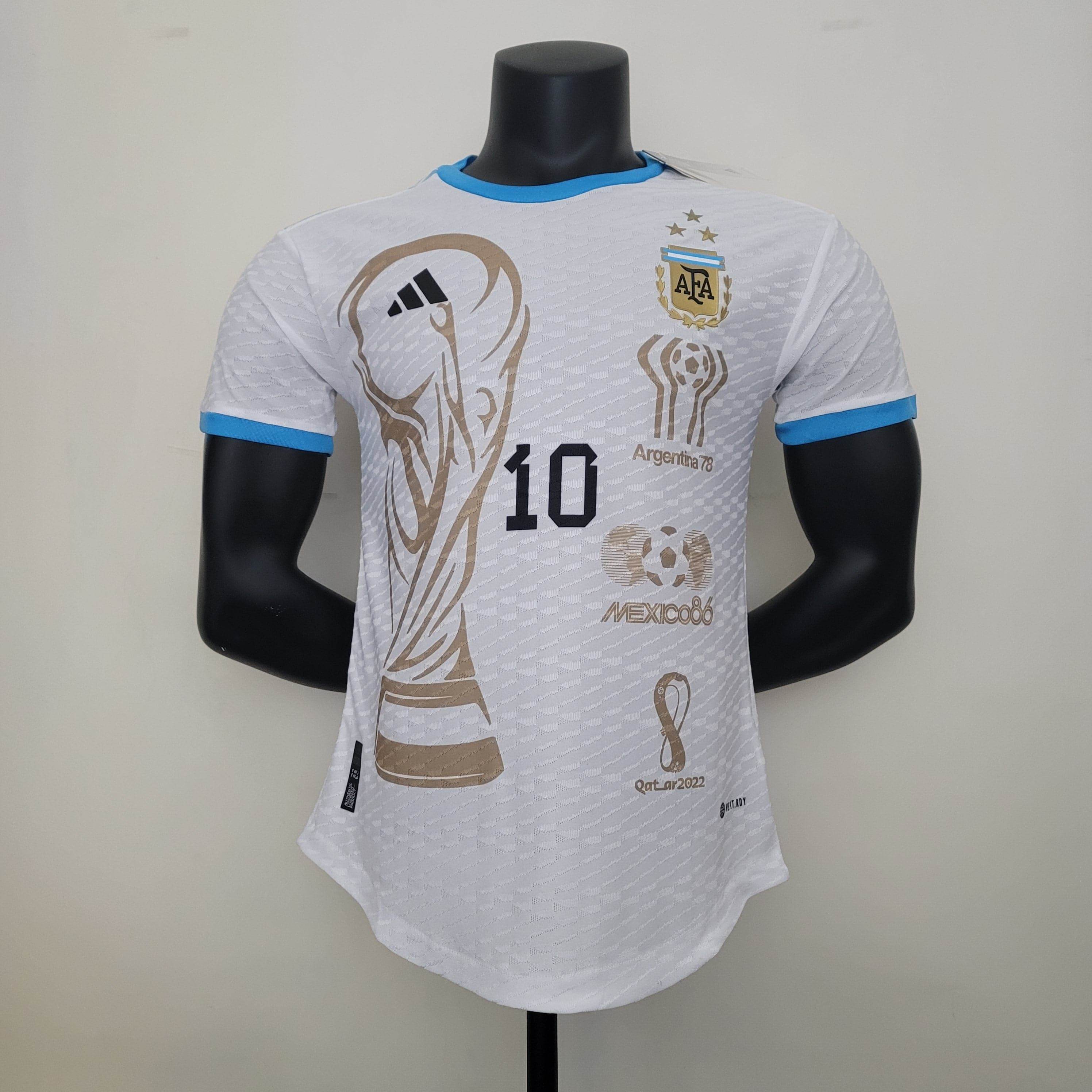 CAMISETA ARGENTINA EDICIÓN COMEMORATIVA II 23/24 HOMBRE (VERSIÓN JUGADOR) - ZonaCamisetas