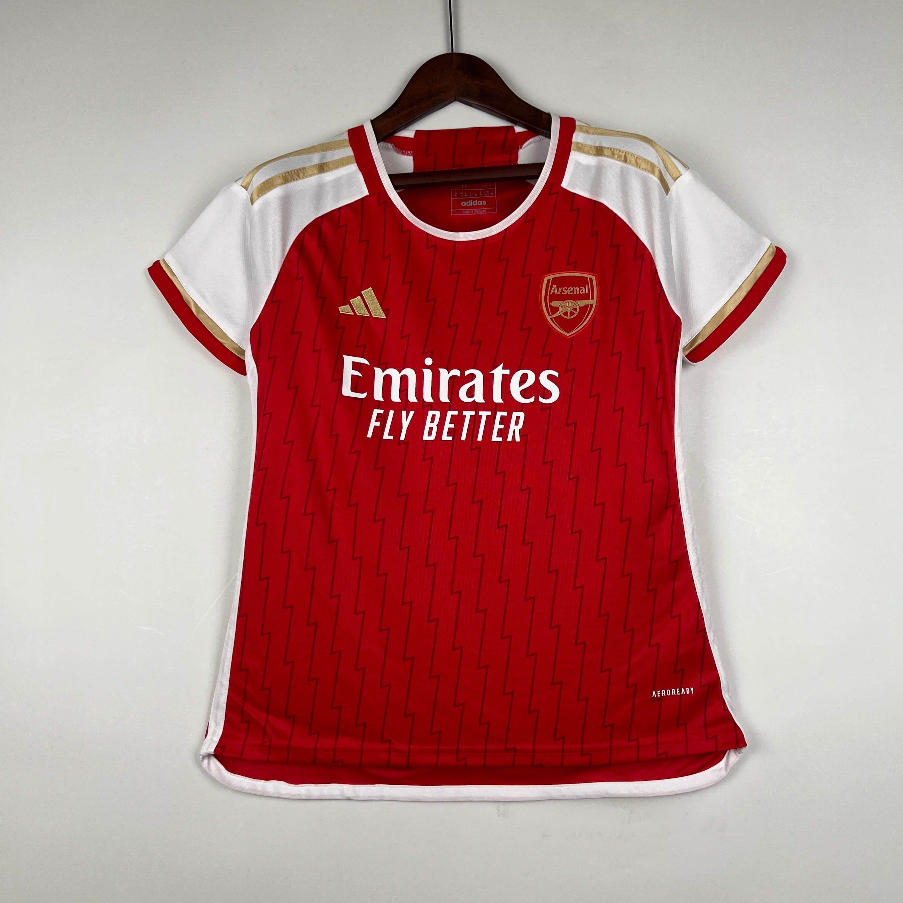 CAMISETA ARSENAL I 23/24 MUJER (VERSIÓN FAN) - ZonaCamisetas