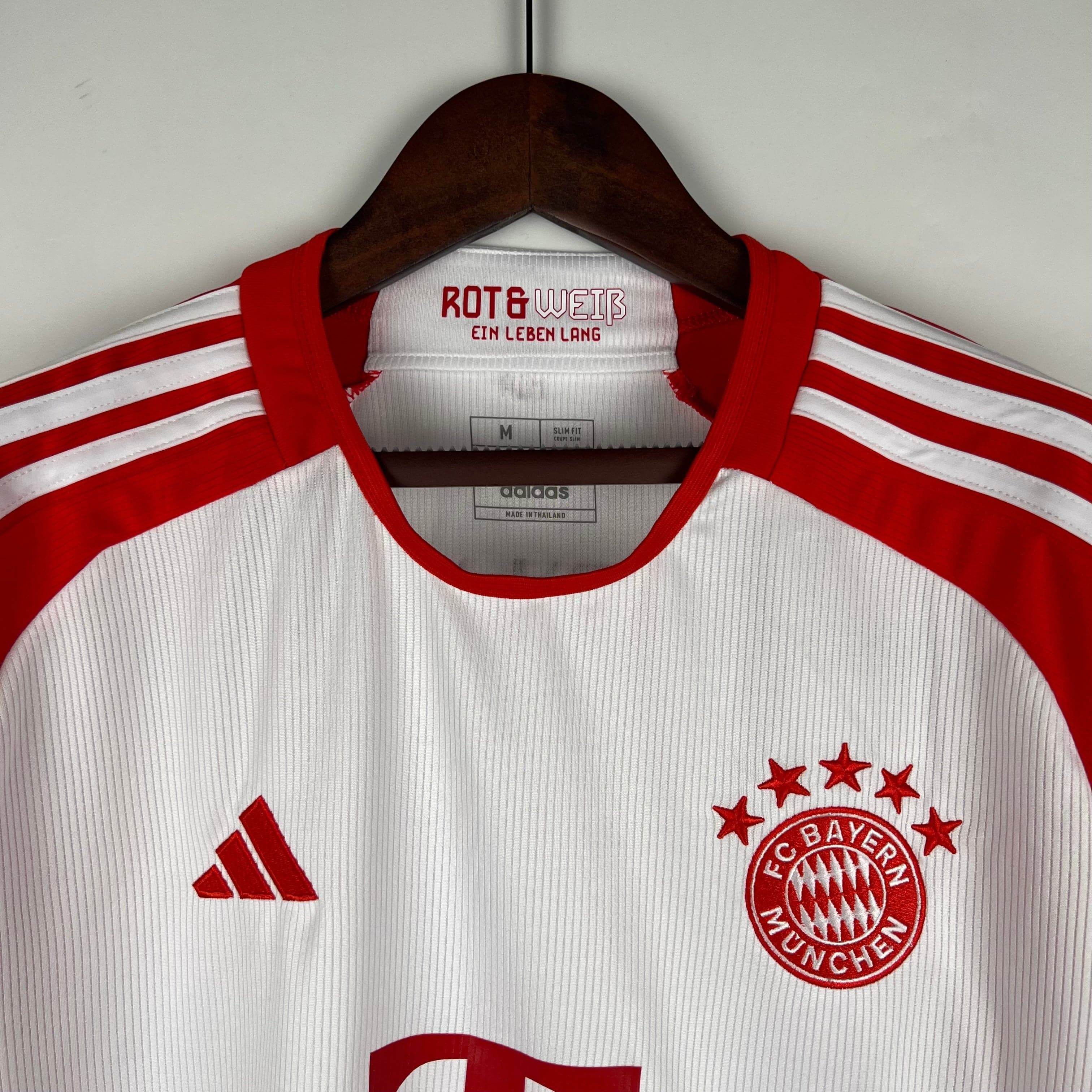 CAMISETA BAYERN DE MUNICH I 23/24 HOMBRE MANGA LARGA (VERSIÓN FAN) - ZonaCamisetas