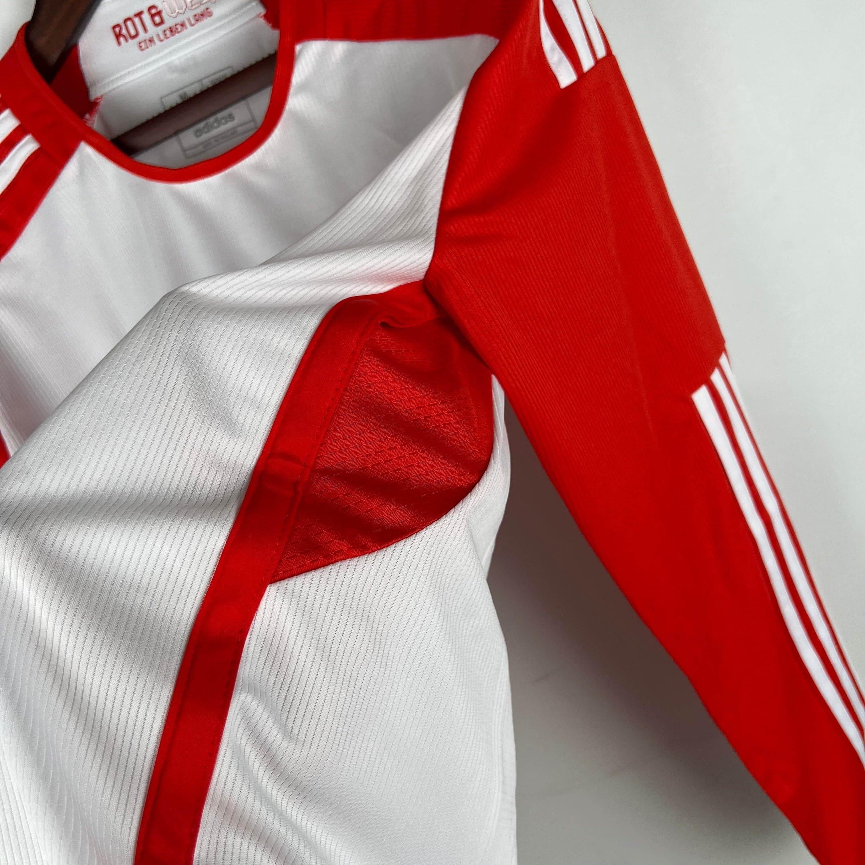 CAMISETA BAYERN DE MUNICH I 23/24 HOMBRE MANGA LARGA (VERSIÓN FAN) - ZonaCamisetas