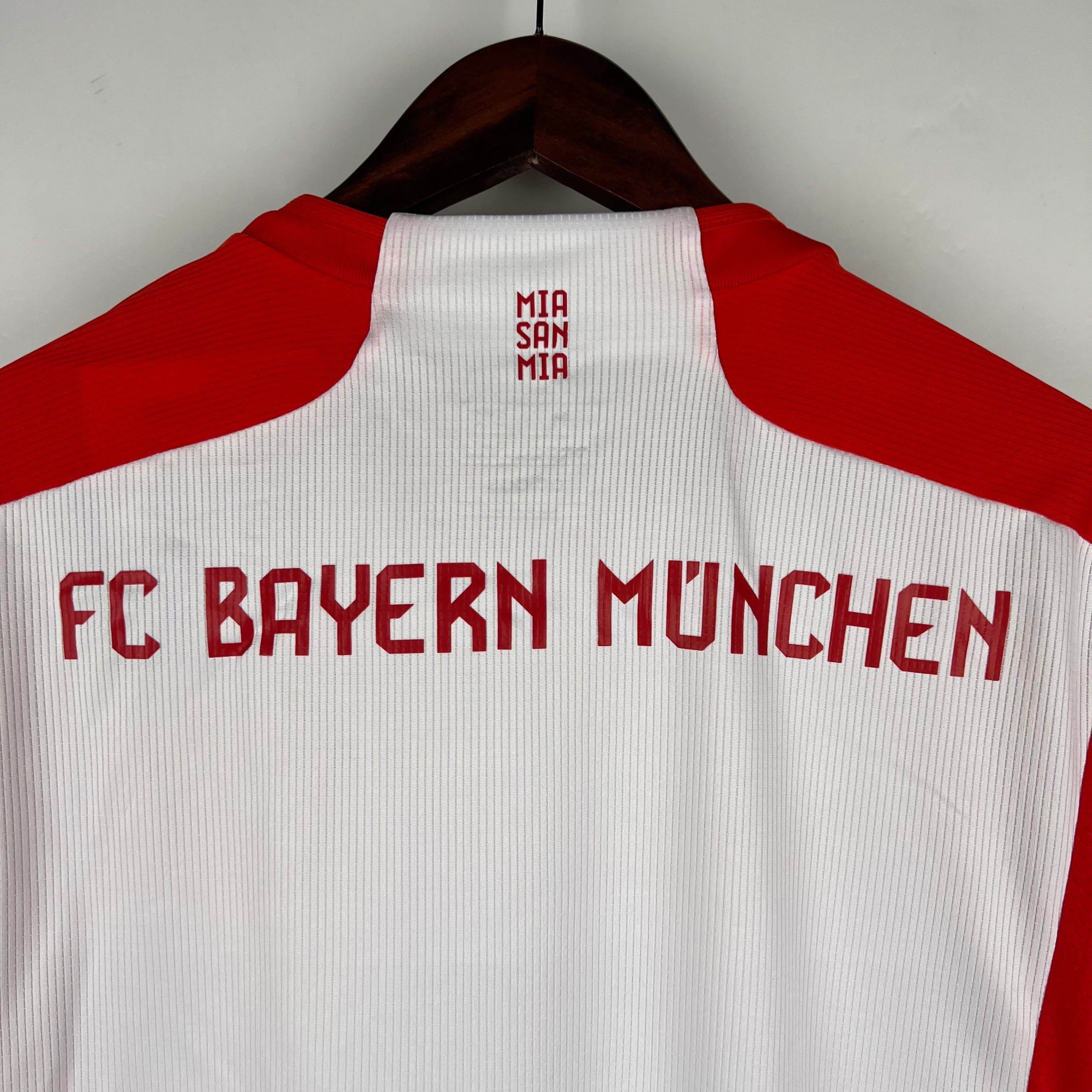 CAMISETA BAYERN DE MUNICH I 23/24 HOMBRE MANGA LARGA (VERSIÓN FAN) - ZonaCamisetas