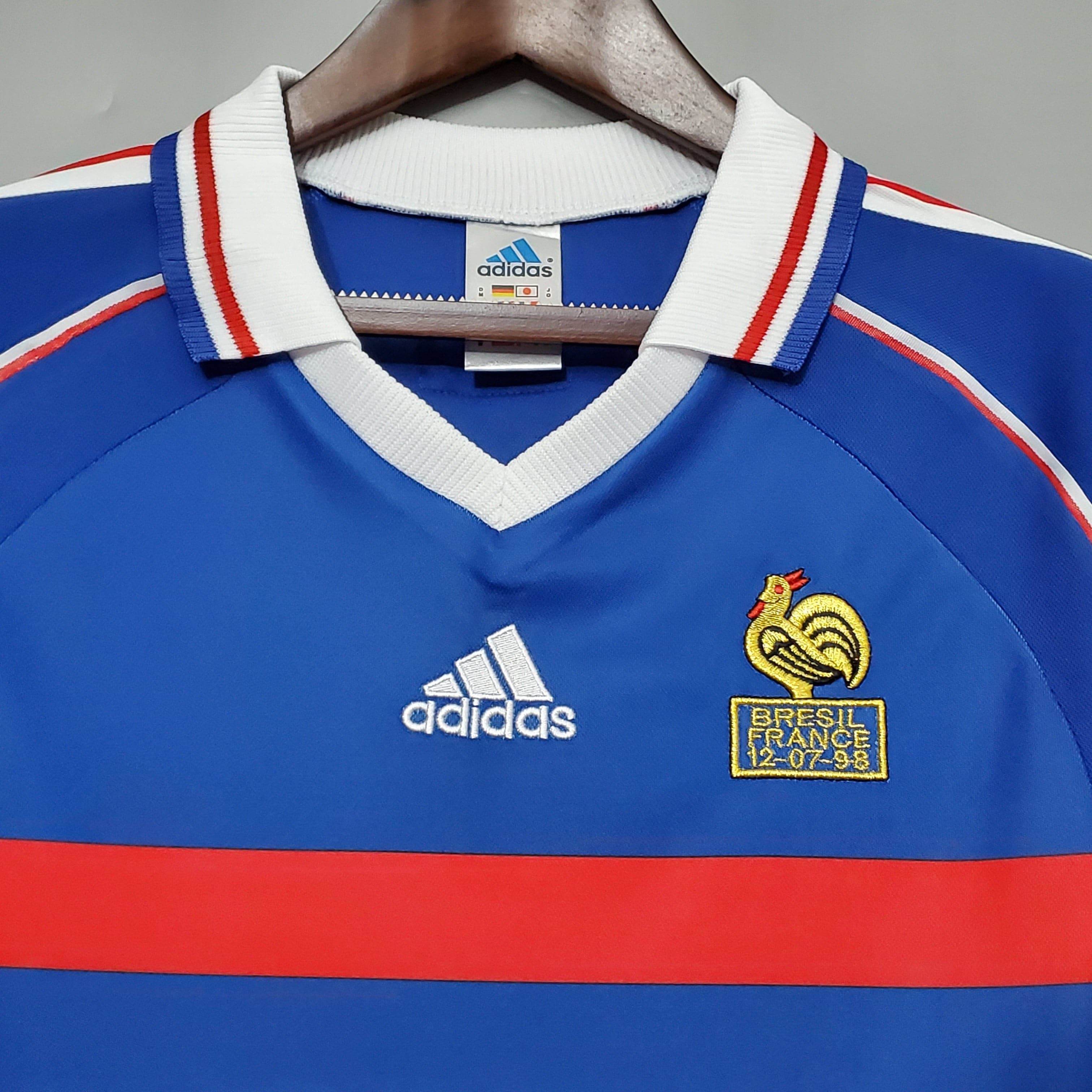 CAMISETA FRANCIA I 98/99 HOMBRE (RETRO) - ZonaCamisetas