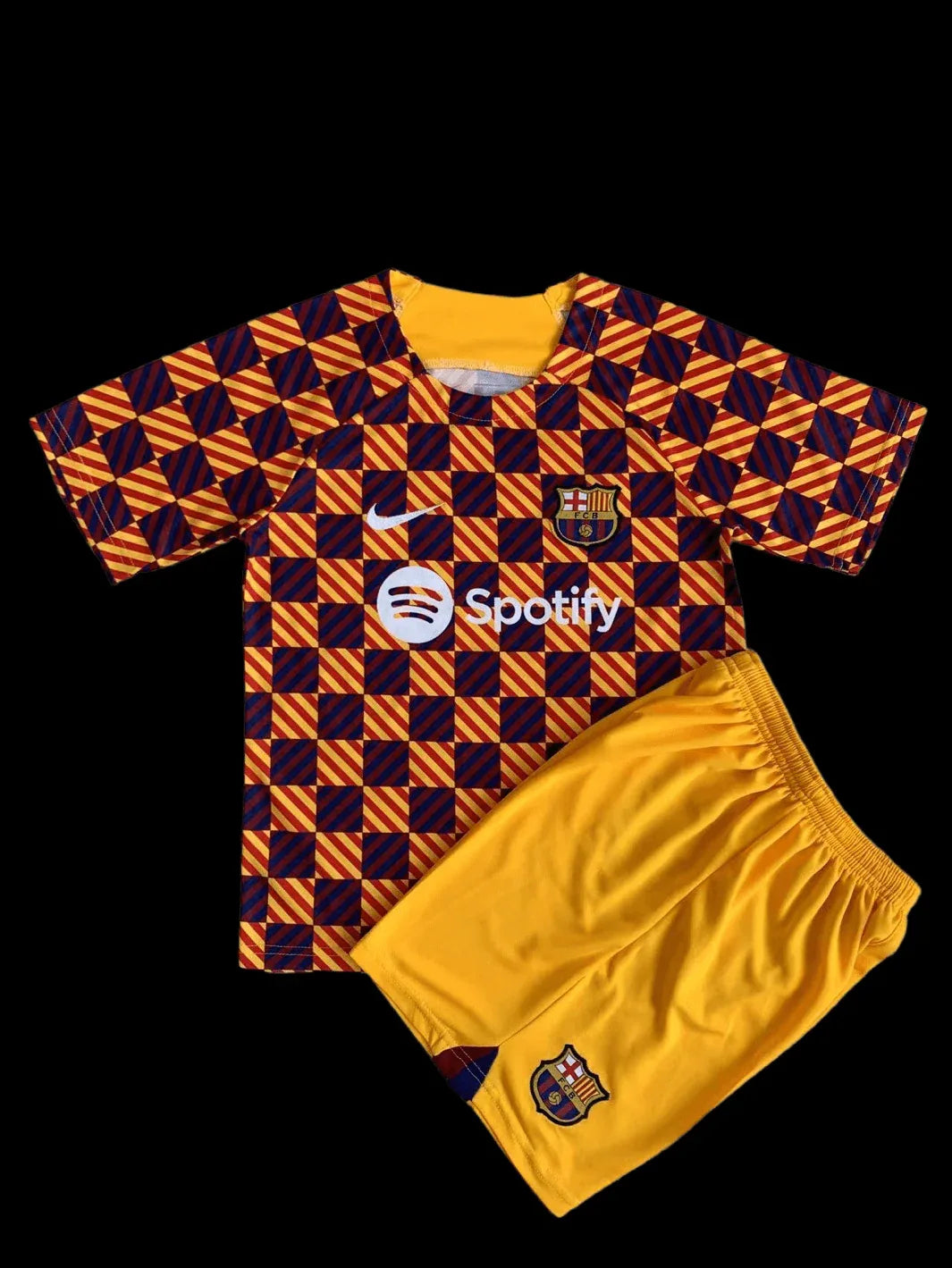 CAMISETA BARCELONA ENTRENAMIENTO I 23/24 CONJUNTO INFANTIL - ZonaCamisetas