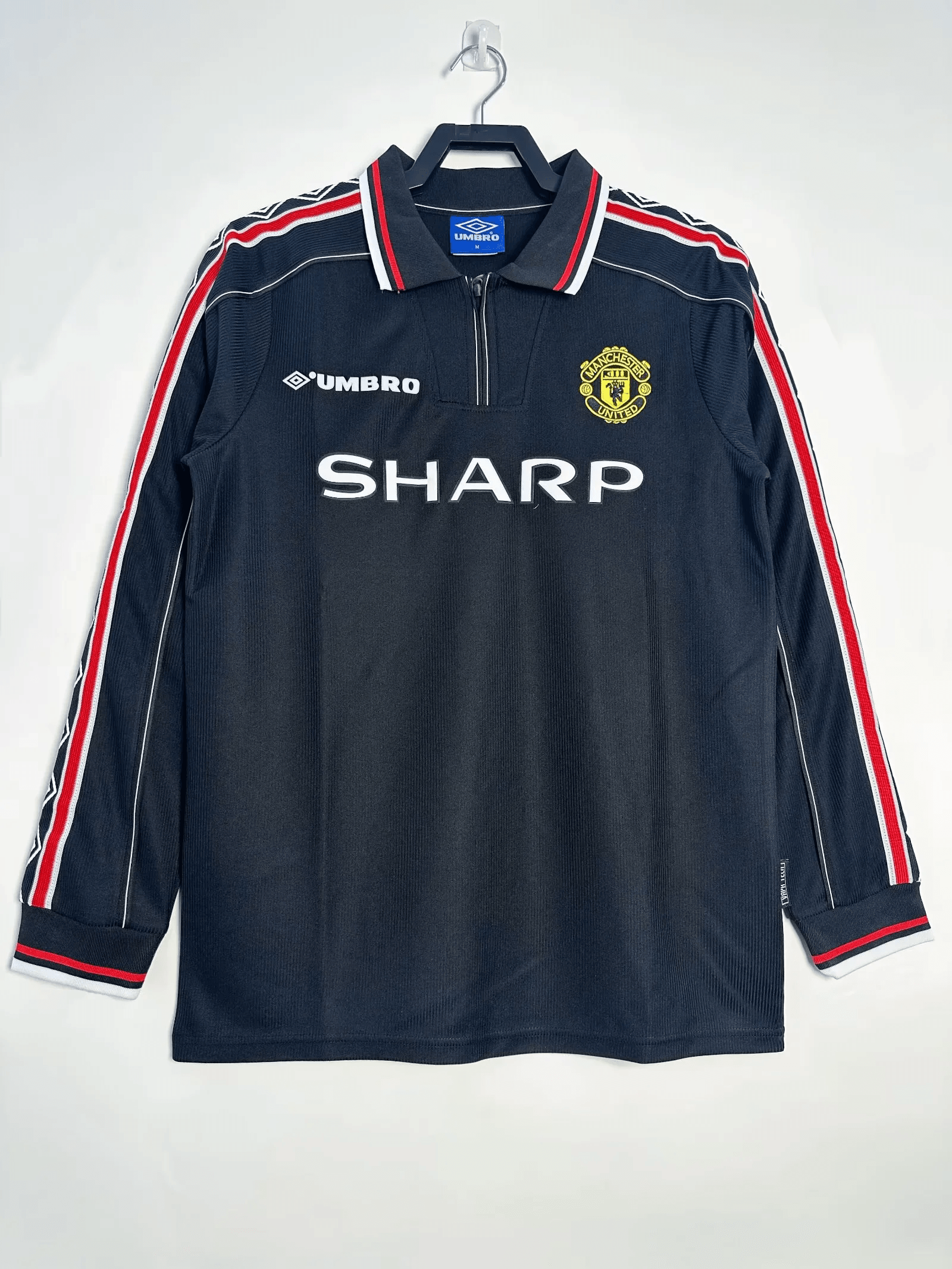 CAMISETA MANCHESTER UNITED II 98/99 HOMBRE (RETRO) MANGA LARGA - ZonaCamisetas