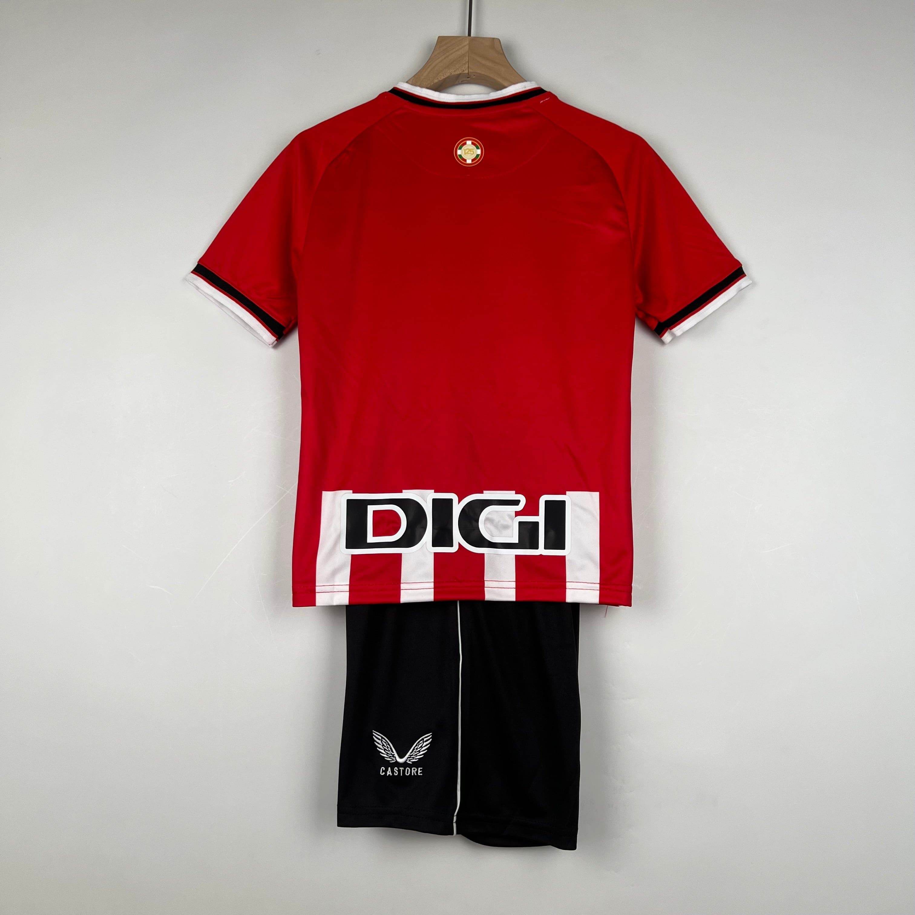 CAMISETA ATHLETIC BILBAO I 23/24 CONJUNTO INFANTIL - ZonaCamisetas