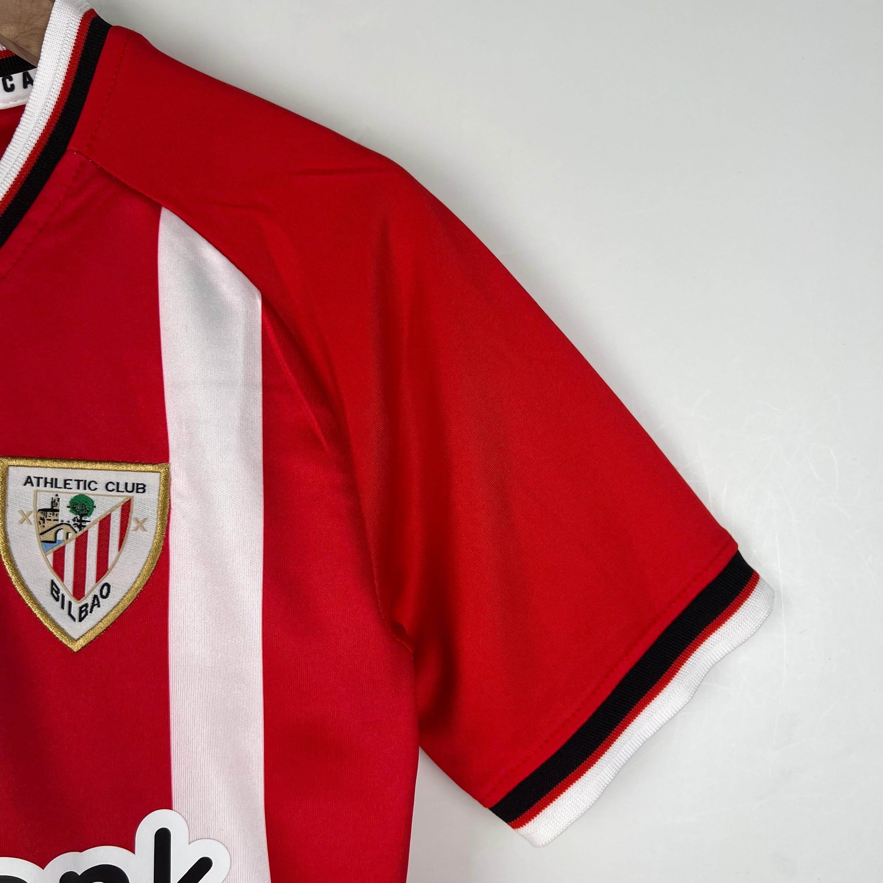 CAMISETA ATHLETIC BILBAO I 23/24 CONJUNTO INFANTIL - ZonaCamisetas