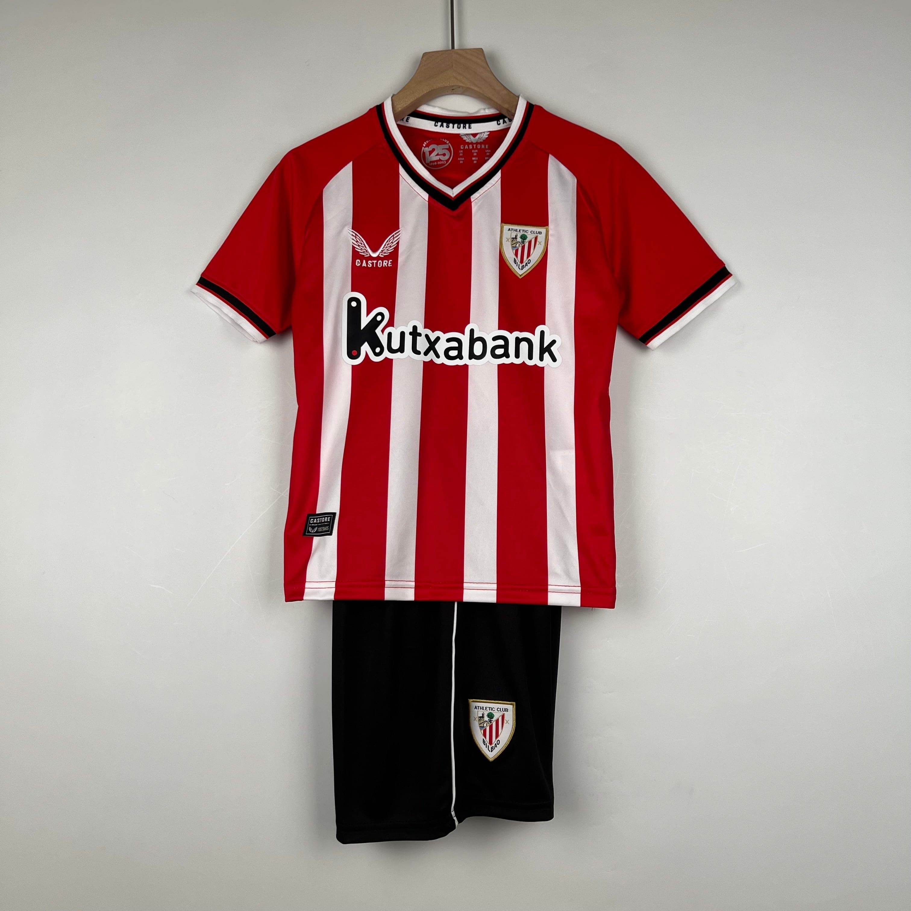 CAMISETA ATHLETIC BILBAO I 23/24 CONJUNTO INFANTIL - ZonaCamisetas