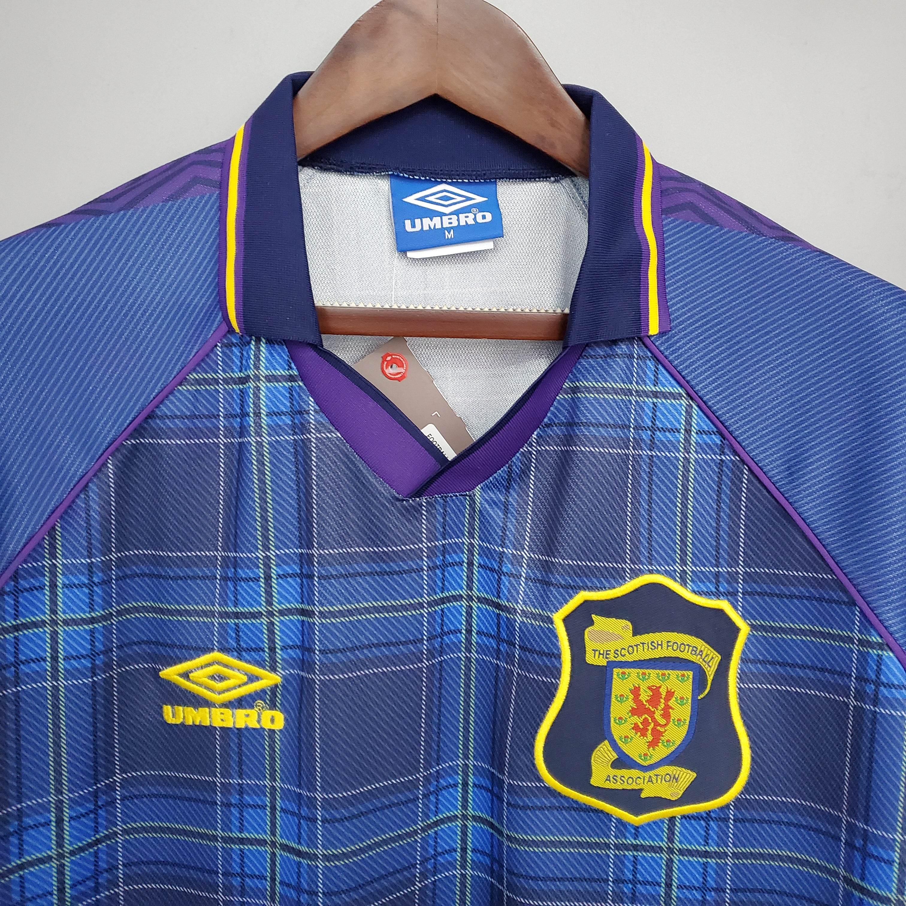 CAMISETA SCOTLAND 94/96 HOMBRE (RETRO) - ZonaCamisetas