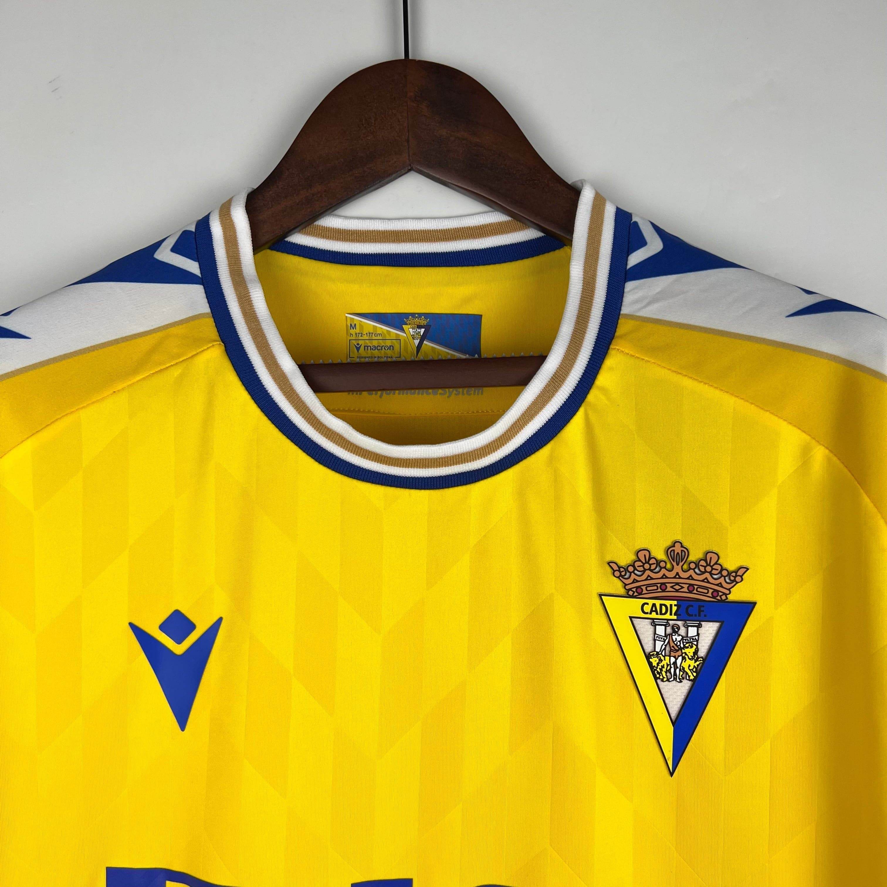 CAMISETA CADIZ I 23/24 HOMBRE (VERSIÓN FAN) - ZonaCamisetas