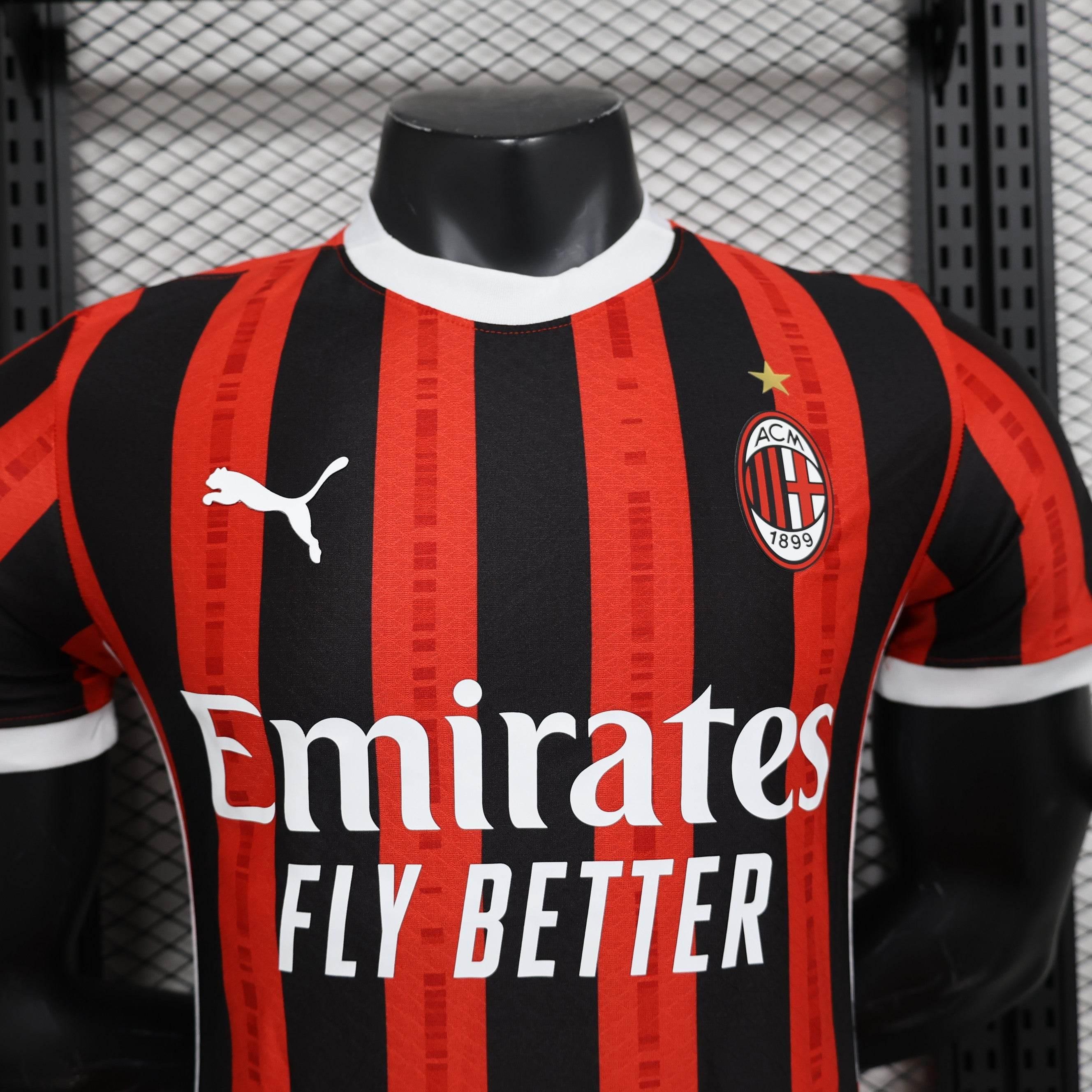 CAMISETA AC MILAN l 24/25 HOMBRE (VERSIÓN JUGADOR) - ZonaCamisetas