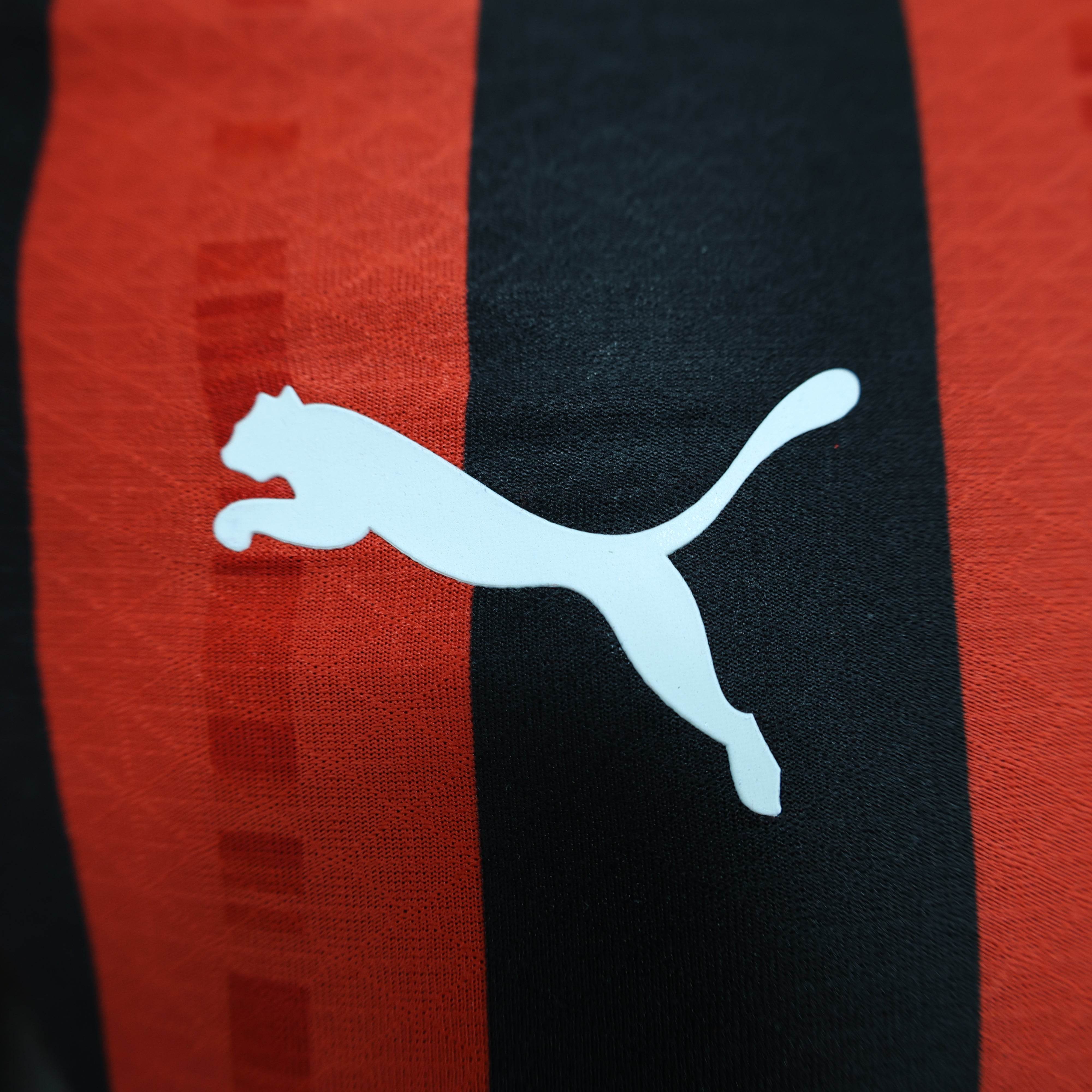 CAMISETA AC MILAN l 24/25 HOMBRE (VERSIÓN JUGADOR) MANGA LARGA - ZonaCamisetas