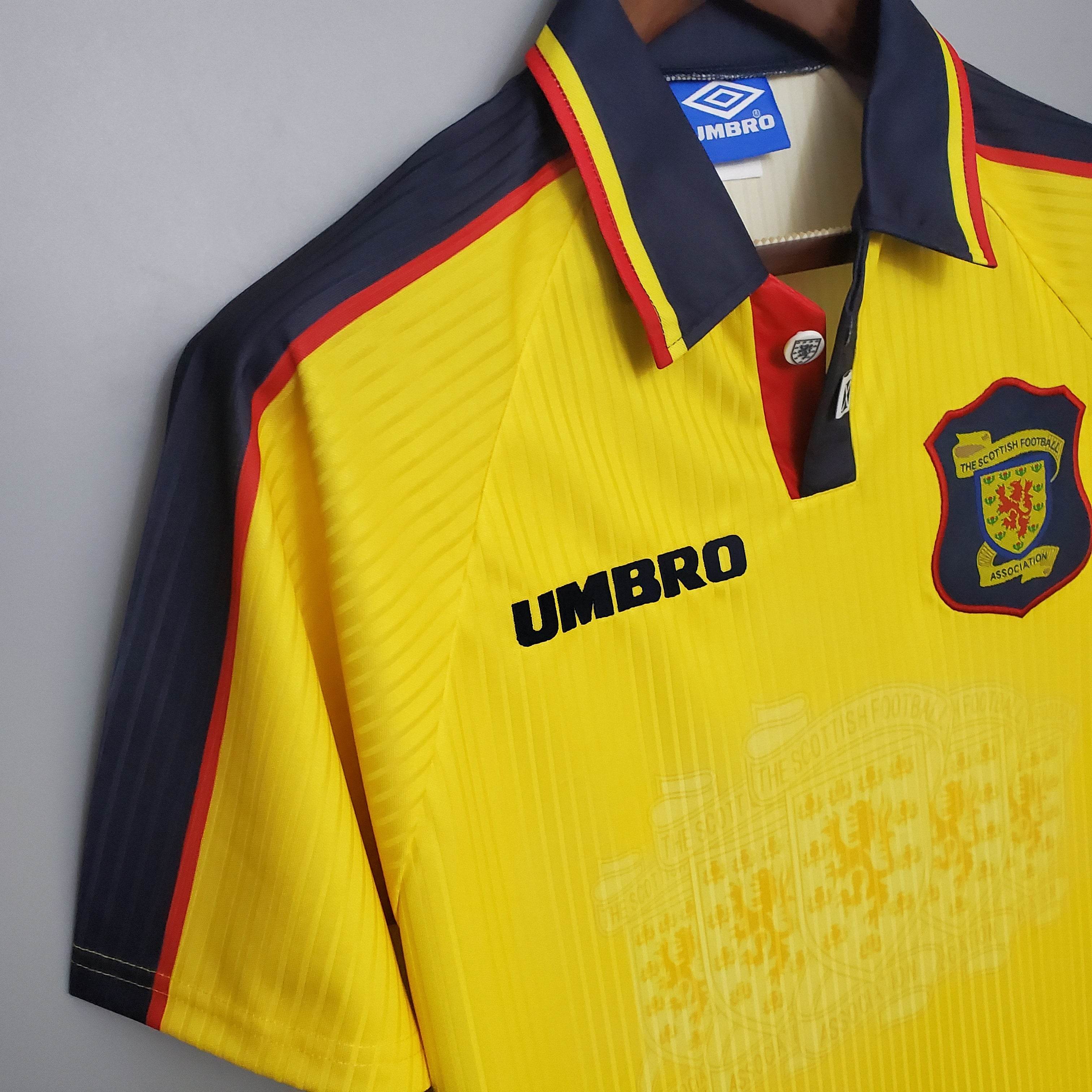 CAMISETA SCOTLAND 96/98 HOMBRE (RETRO) - ZonaCamisetas