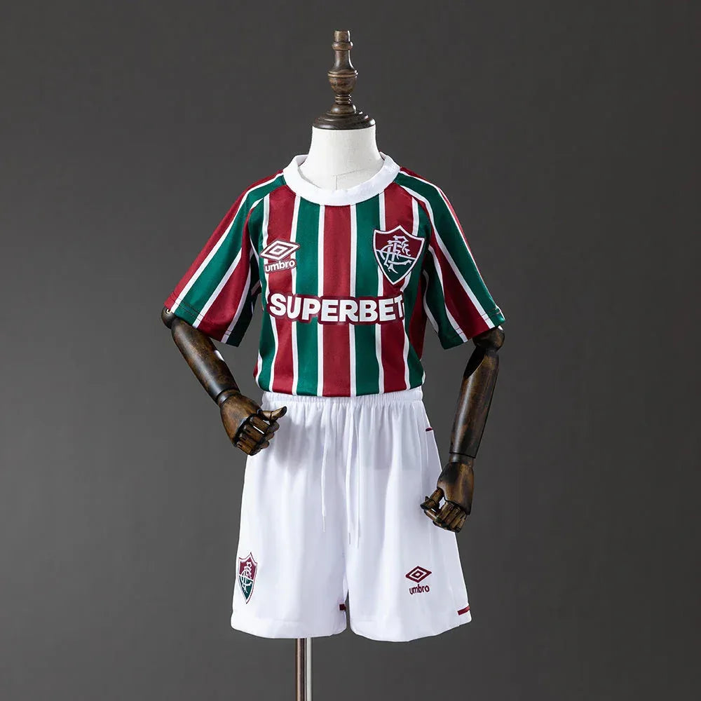 CAMISETA FLUMINENSE I 25/26 CONJUNTO INFANTIL - Zona Camisetas