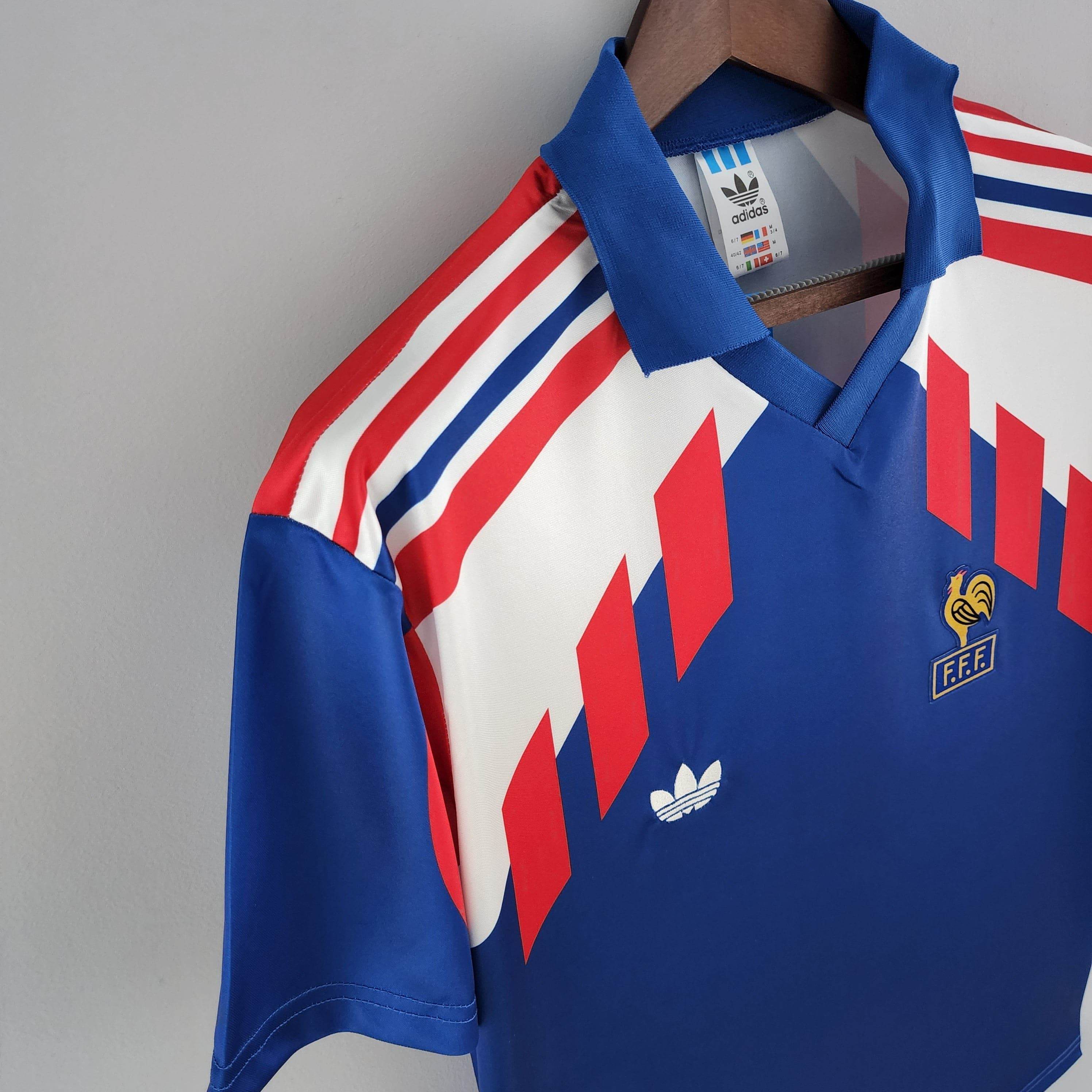 CAMISETA FRANCIA I 88/89 HOMBRE (RETRO) - ZonaCamisetas