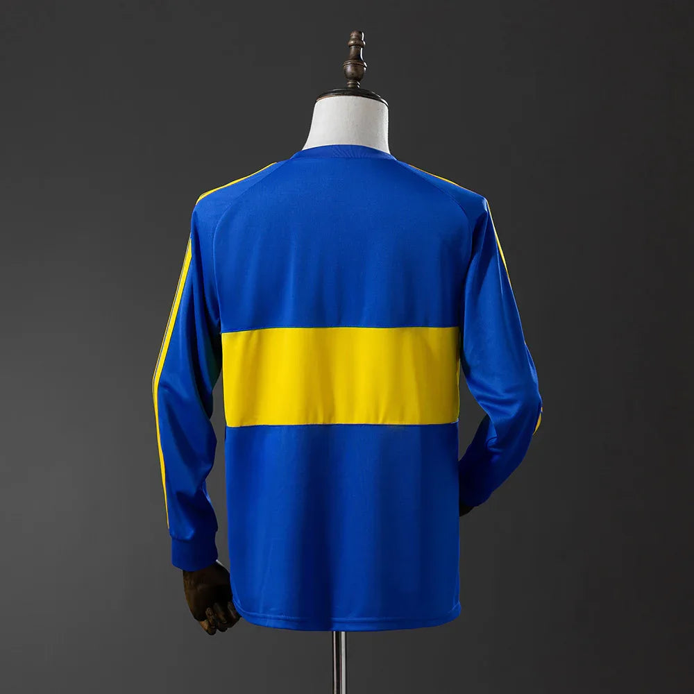 CAMISETA BOCA JUNIORS I 1981 HOMBRE MANGA LARGA (RETRO) - ZonaCamisetas